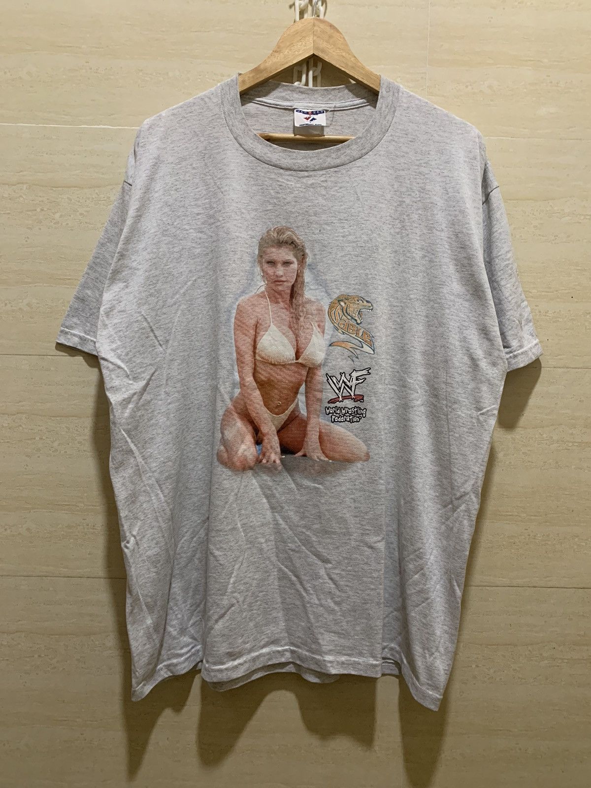 image of Wcwnwo x Wwe Vintage 90's Sable in Grey, Men's (Size XL)