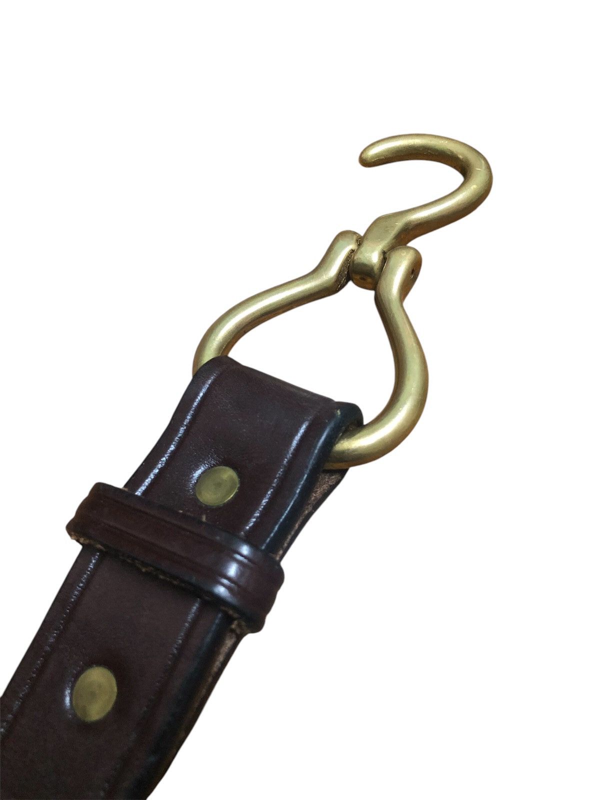Designer × Leather × Vintage VINTAGE TORY ENGLISH BRIDLE LEATHER BELT Size 30 - 5 Thumbnail