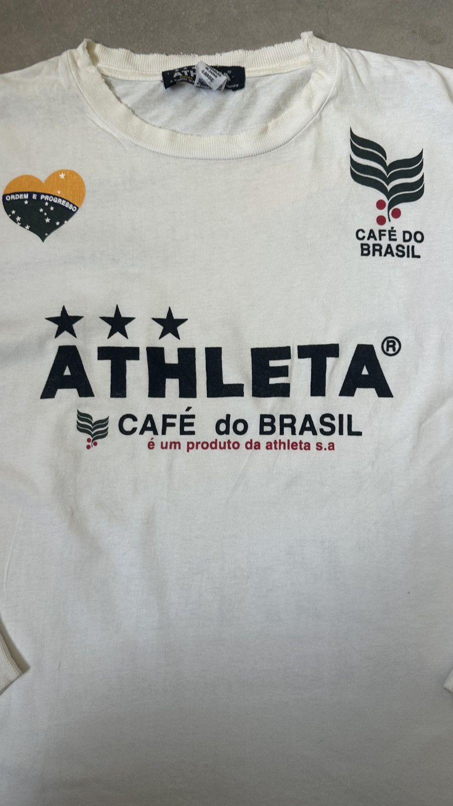 Vintage VINTAGE ATHLETA CAFE DO BRASIL LONG SLEEVE TEE Size US L / EU 52-54 / 3 - 2 Thumbnail