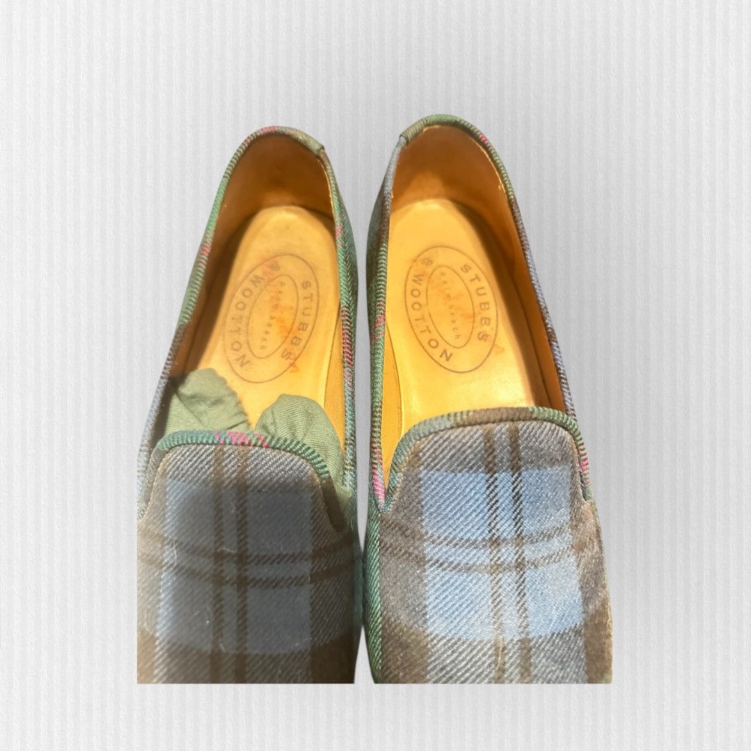 Stubbs & Wootton Limited Ed. Tartan Stubbs & Wootton Slippers Size US 8.5 / EU 41-42 - 3 Thumbnail