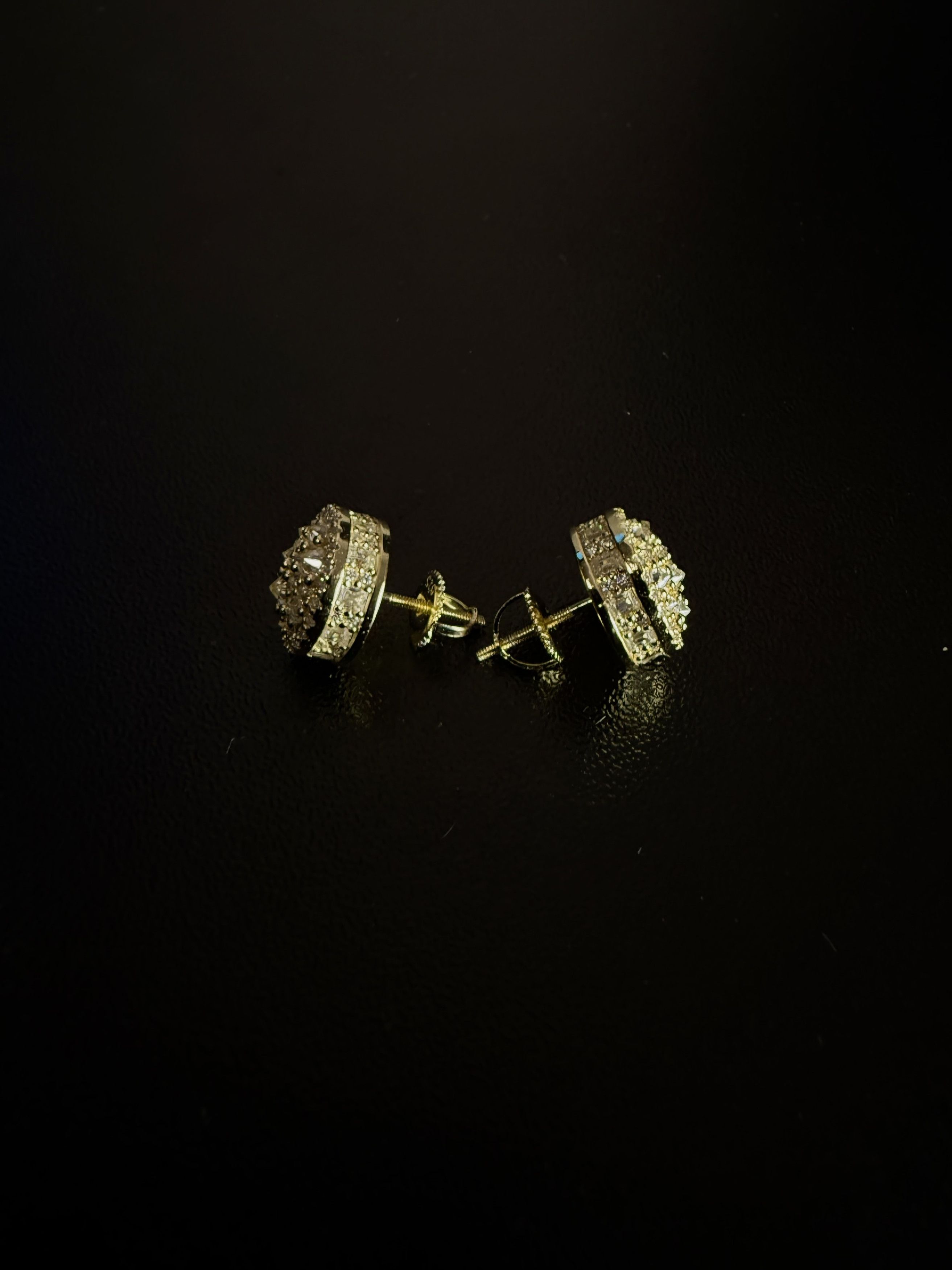 Other Glacier Halo stud moissanite gold plated 925silver earrings Size ONE SIZE - 9 Thumbnail