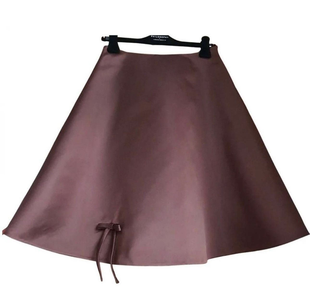 Prada Prada silk brown skirt, size M Size 28" / US 6 / IT 42 - 1 Thumbnail
