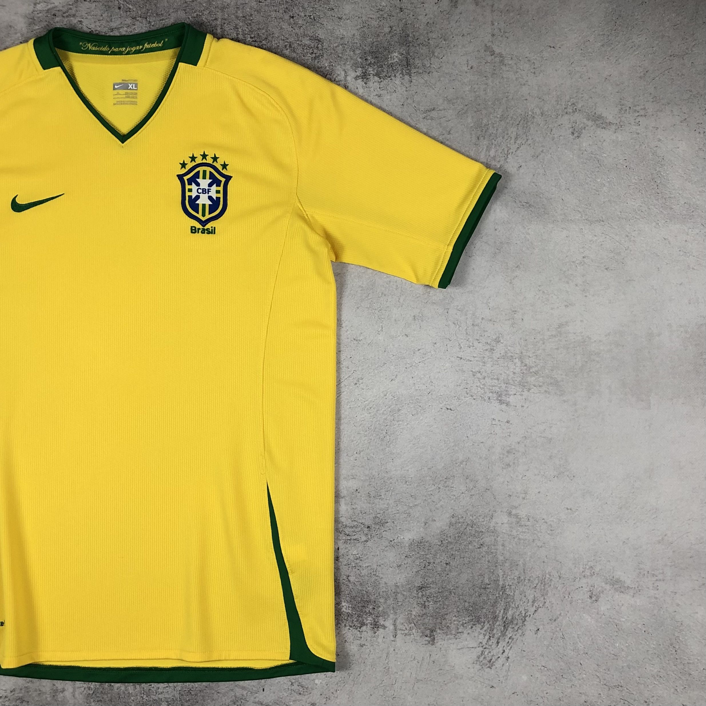 Nike Brazil 2008-2010 Nike Home Soccer Jersey youth XL Size US S / EU 44-46 / 1 - 7 Thumbnail
