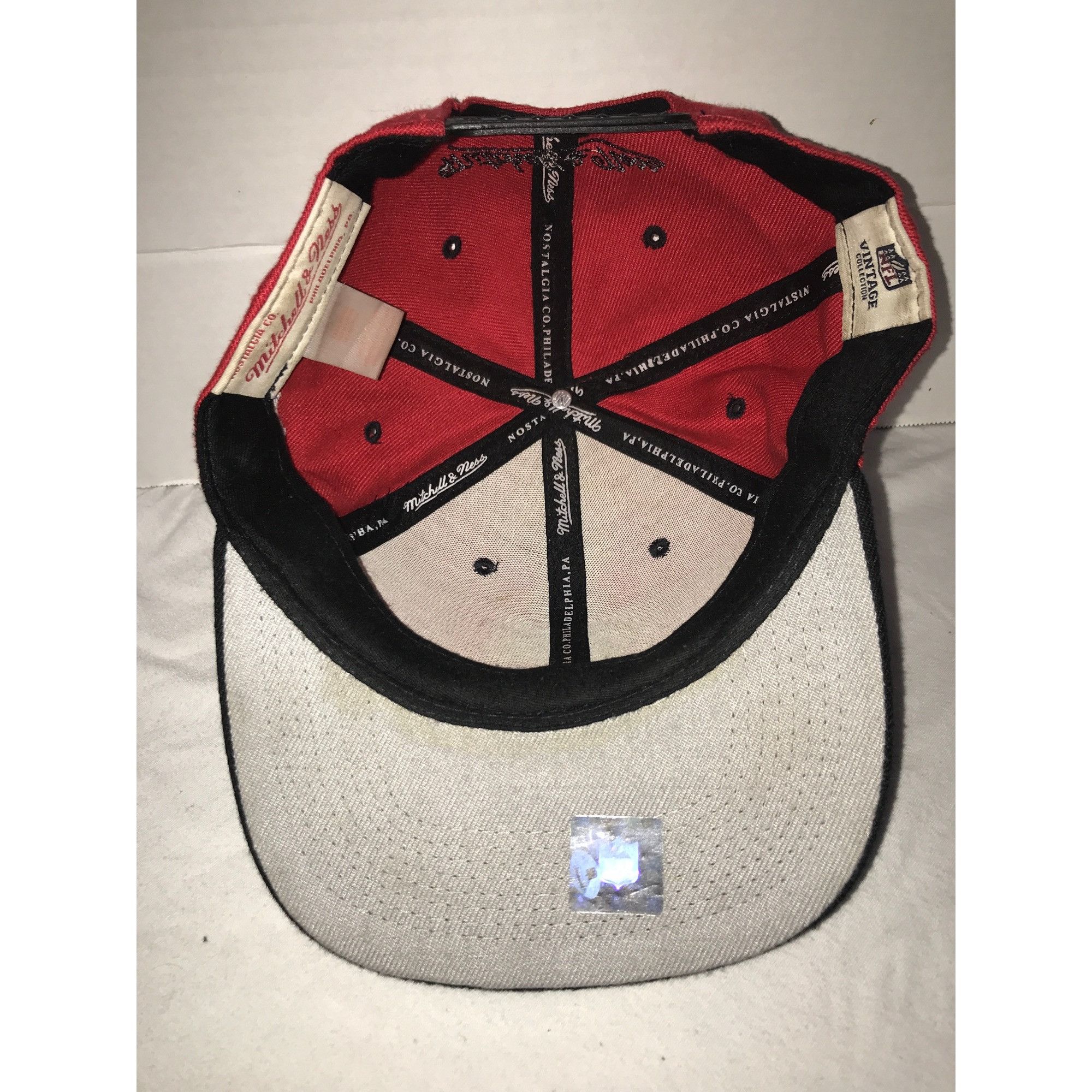 Mitchell & Ness Atlanta Falcons Red/Black Mitchell & Ness Nostalgia Co. NFL Size ONE SIZE - 4 Thumbnail