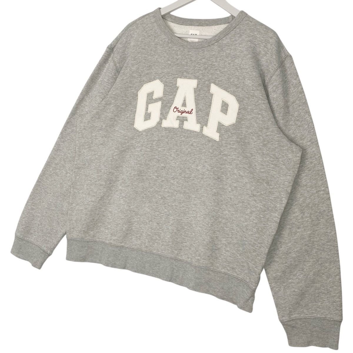 Other Vintage GAP Hoodie Big Logo Printed Gray Pullover Jumper L Size US L / EU 52-54 / 3 - 2 Thumbnail