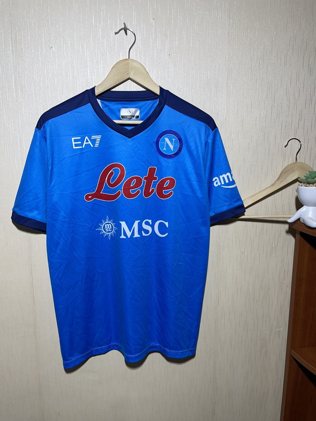 Emporio Armani Napoli Emporio Armani 2022 soccer jersey Size US L / EU 52-54 / 3 - 1 Thumbnail