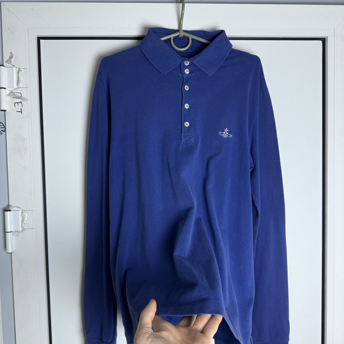 Vivienne Westwood Vintage Vivienne Westwood Polo Long Sleeve Logo Basic Size US L / EU 52-54 / 3 - 3 Thumbnail