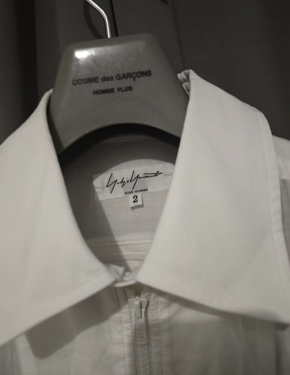 Yohji Yamamoto Yohji Yamamoto Zip-Up Short Sleeve Shirt Size US S / EU 44-46 / 1 - 5 Thumbnail