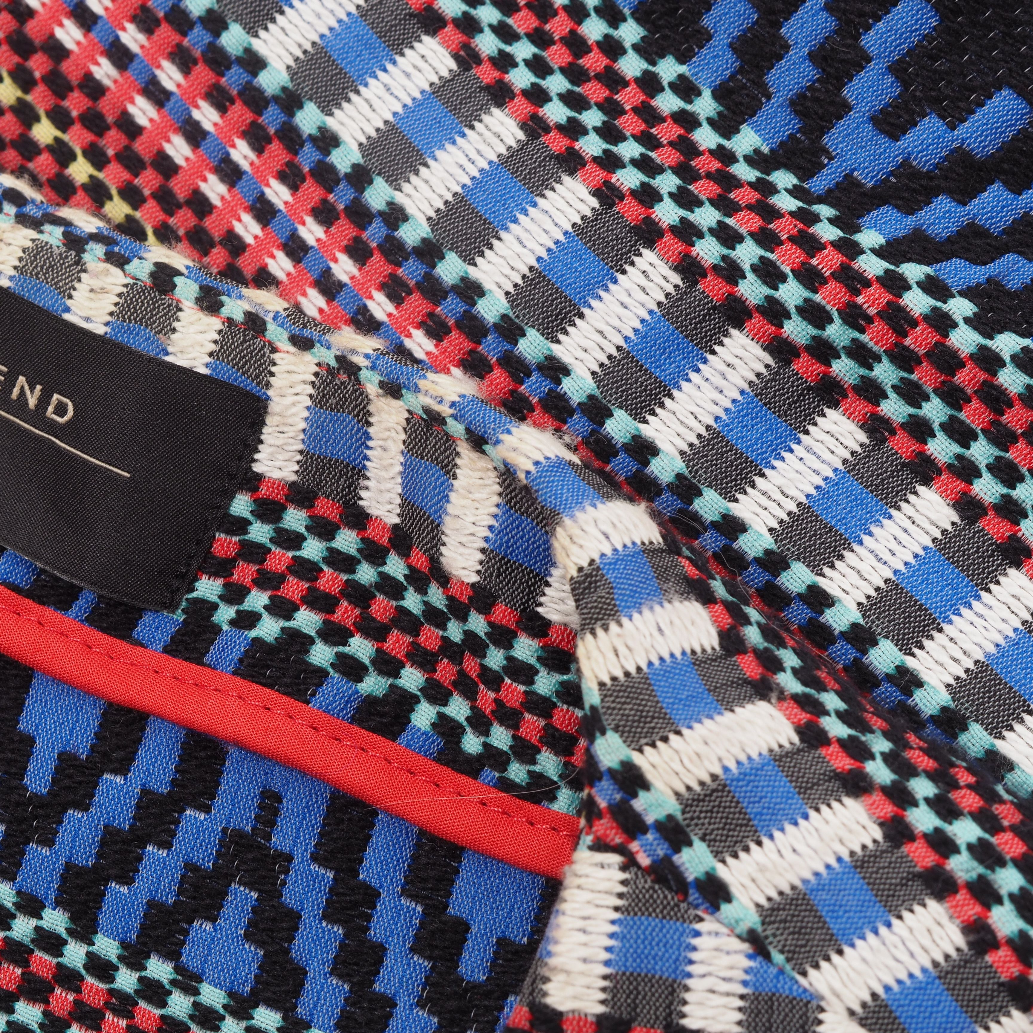 Max Mara × Weekend Max Mara Max Mara Weekend Tribal Pattern Cropped Jacket Multicolor Size M / US 6-8 / IT 42-44 - 7 Thumbnail