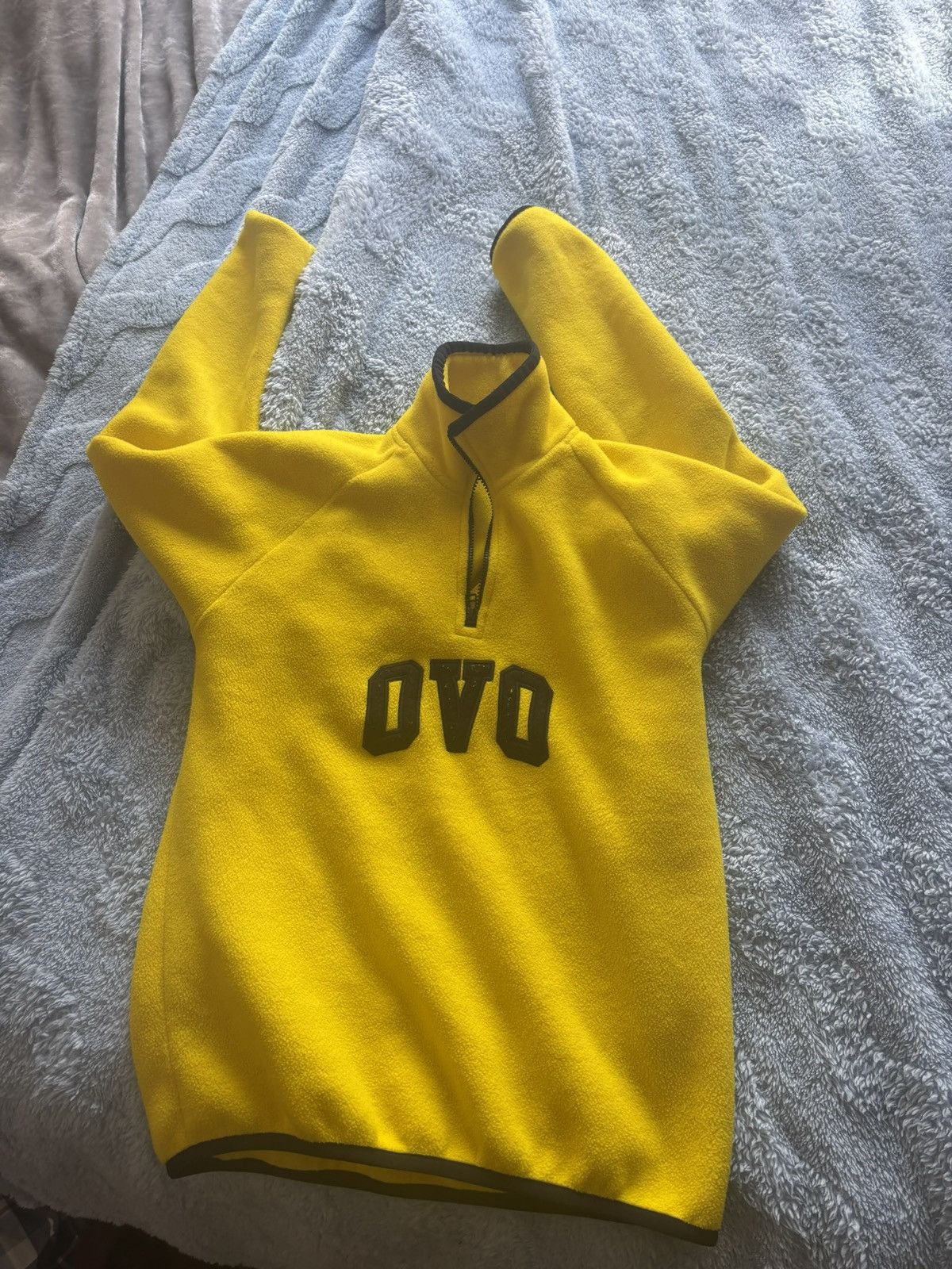 October's Very Own OVO quarter zip fuzzy size small Size US S / EU 44-46 / 1 - 1 Thumbnail