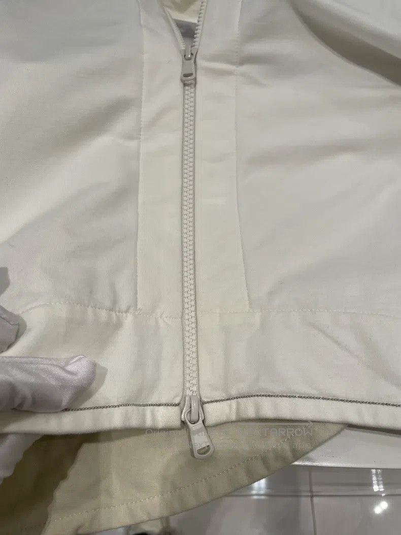 Brunello Cucinelli Brunello Cucinelli Milk White Cotton Jacket Size S / US 4 / IT 40 - 9 Thumbnail