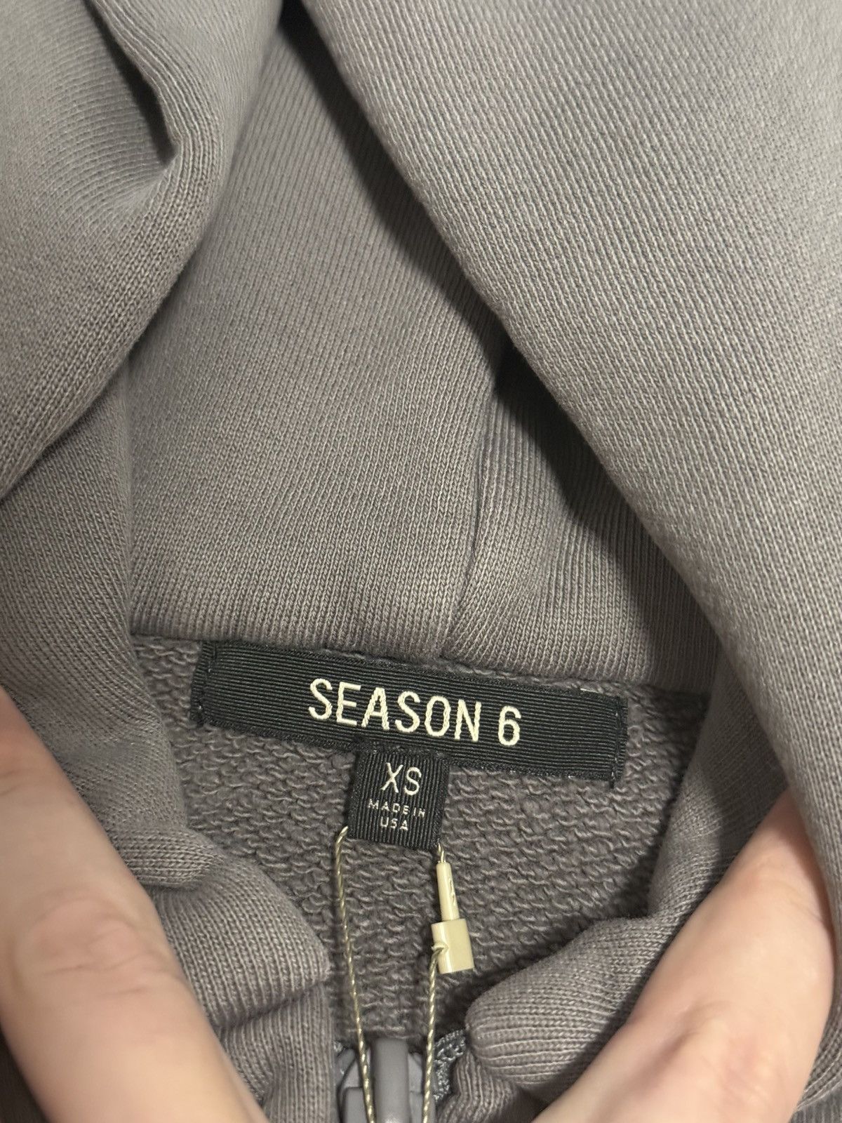 Yeezy yeezy season 6 zip up hoodie hood hooded sweatshirt gravel Size US XS / EU 42 / 0 - 4 Thumbnail