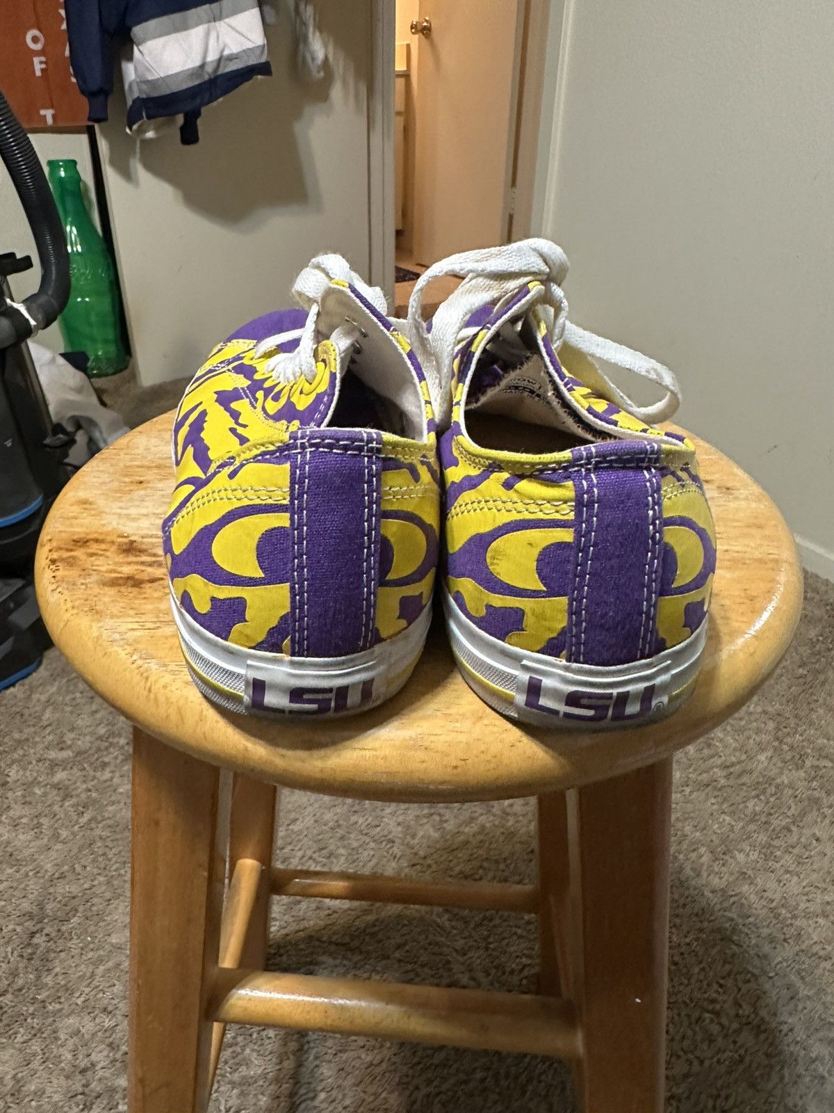 NCAA Vintage NCAA LSU Tigers “triple strips” 00s size 7.5 Size US 7.5 / EU 40-41 - 5 Thumbnail