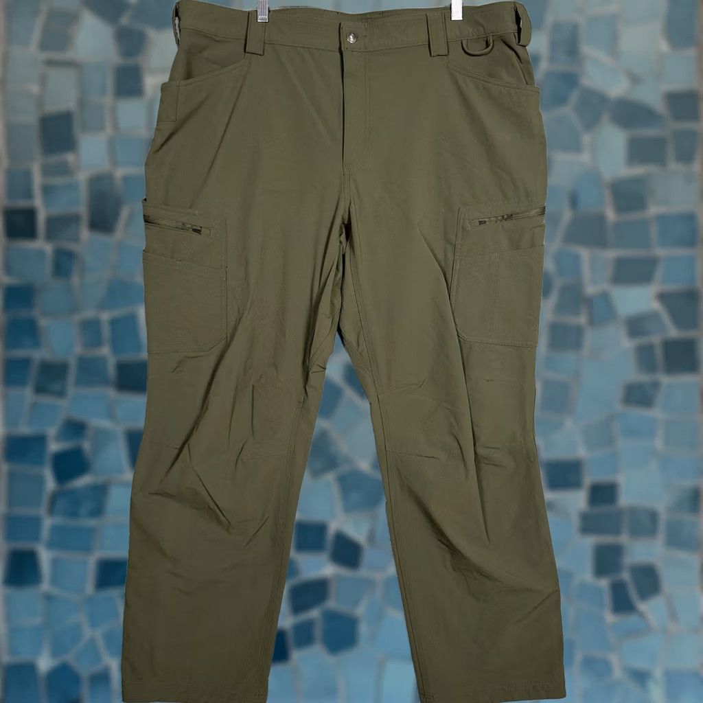 Vintage Duluth Trading Pants Mens 42x32 Flexpedition Cargo Nylon Stretch Relaxed 71153 Cargo Pants Mens 42 Regular Green Nylon Stretch Wide 71153 Size US 42 / EU 58 - 1 Thumbnail