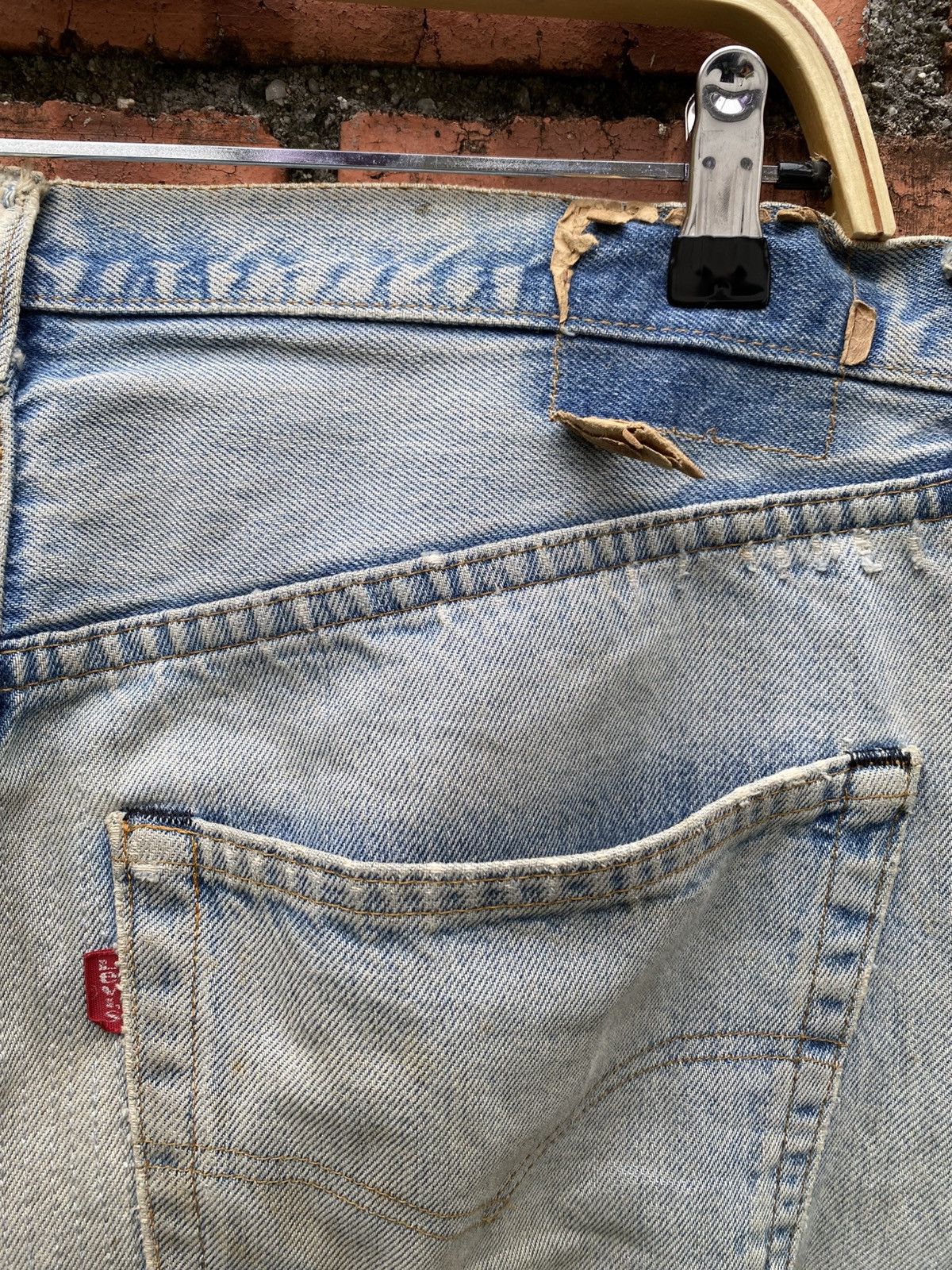 Levi's Vintage Clothing W36x31 Vintage levi's 501 redline distressed repaired Size US 36 / EU 52 - 11 Thumbnail