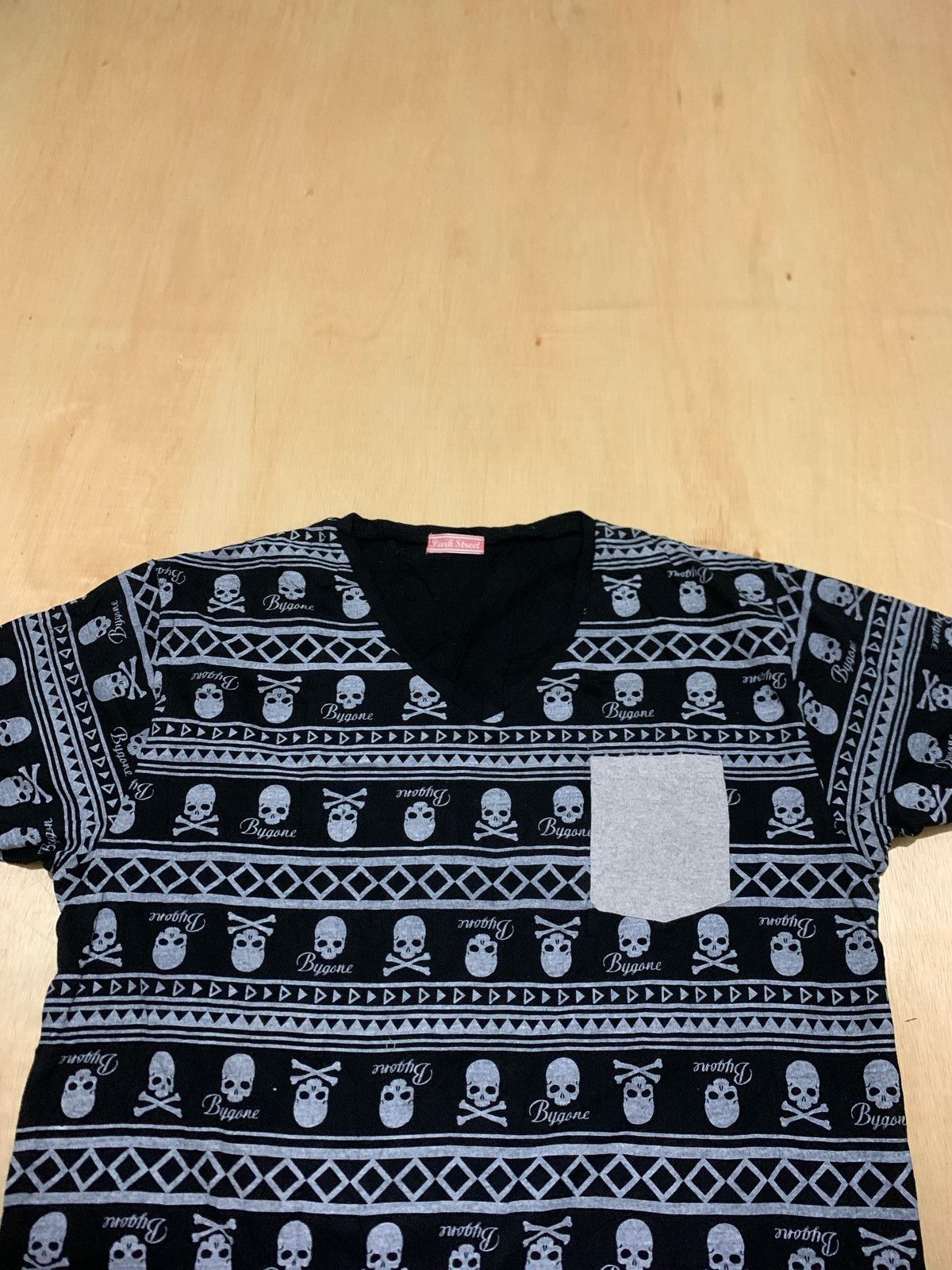 Hysteric Glamour × If Six Was Nine × Japanese Brand Vintage Bygone Skull Pull Print tshirt Size US XL / EU 56 / 4 - 2 Thumbnail