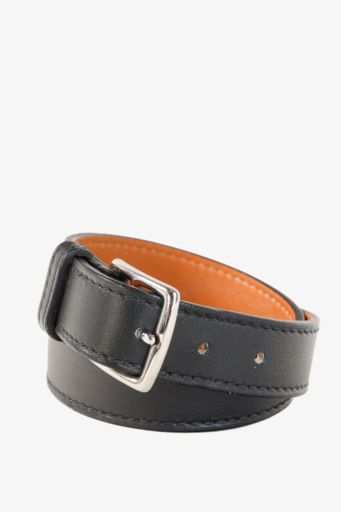 Hermes Hermes Etriviere Double Jour Wrap Leather Buckle Bracelet Size ONE SIZE - 1 Thumbnail