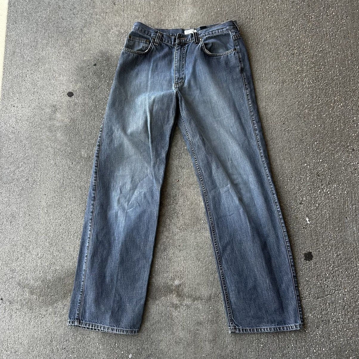 DKNY × Vintage Y2K DKNY gray faded baggy jeans Size US 33 - 3 Thumbnail