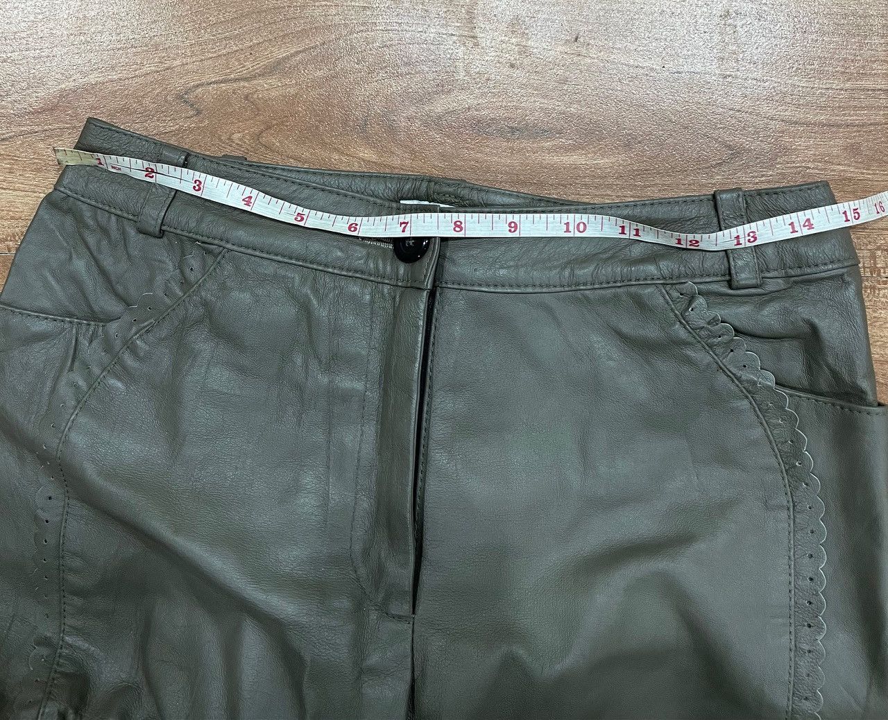 Hiroko Koshino Homme Hiroko BIS Pigskin Shorts Size 29" - 7 Thumbnail