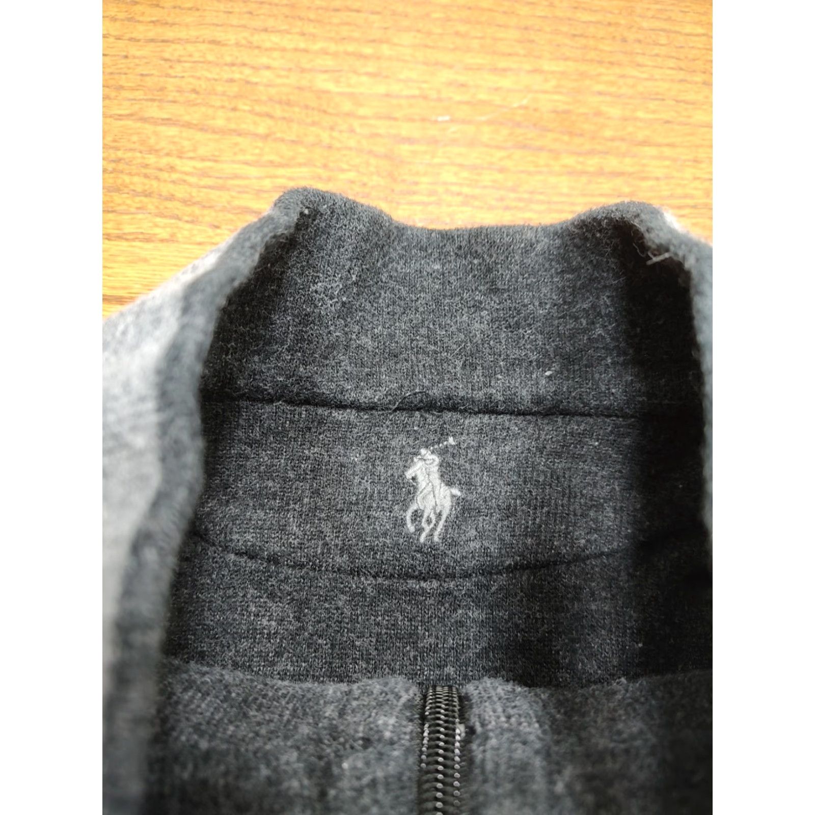 Polo Ralph Lauren Polo Ralph Lauren Gray Mens 2XL Reversible Mock Neck 1/4 Zip Sweater Pullover Size US XXL / EU 58 / 5 - 6 Thumbnail
