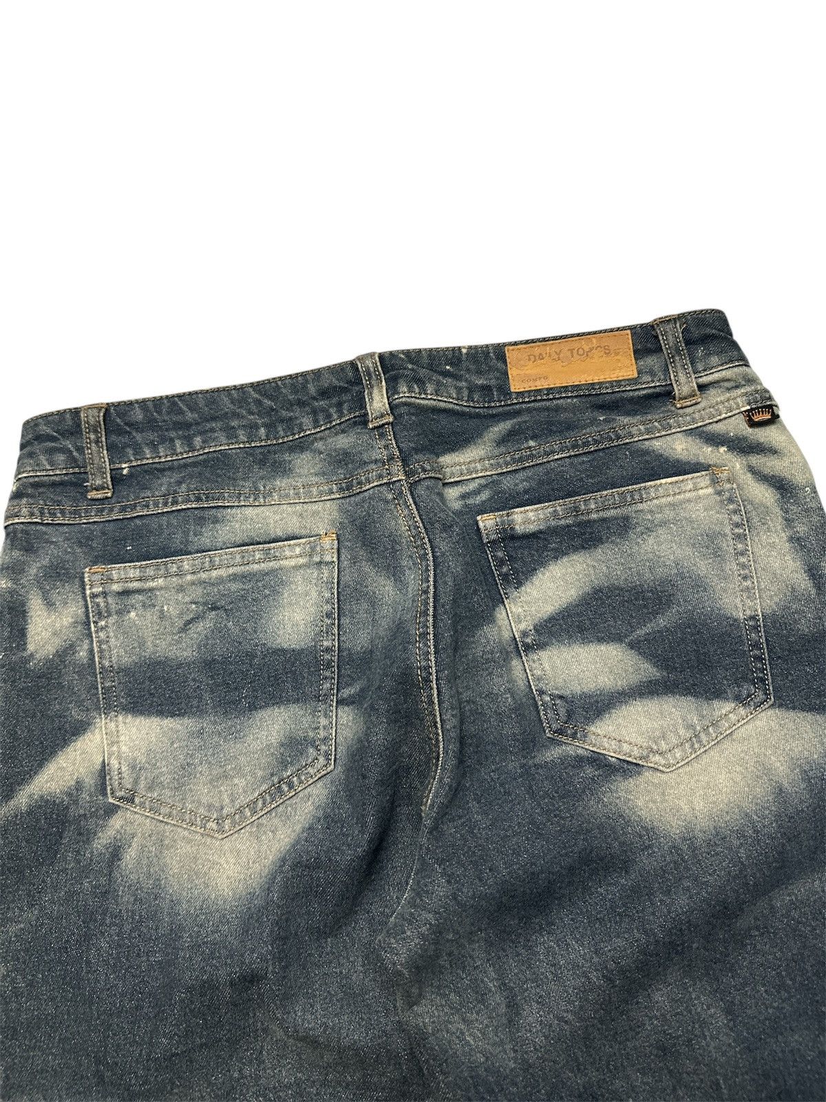 GOA Distressed Daily Topics Flare Clawmark Y2K Lgb Goa Style Size US 31 - 2 Thumbnail