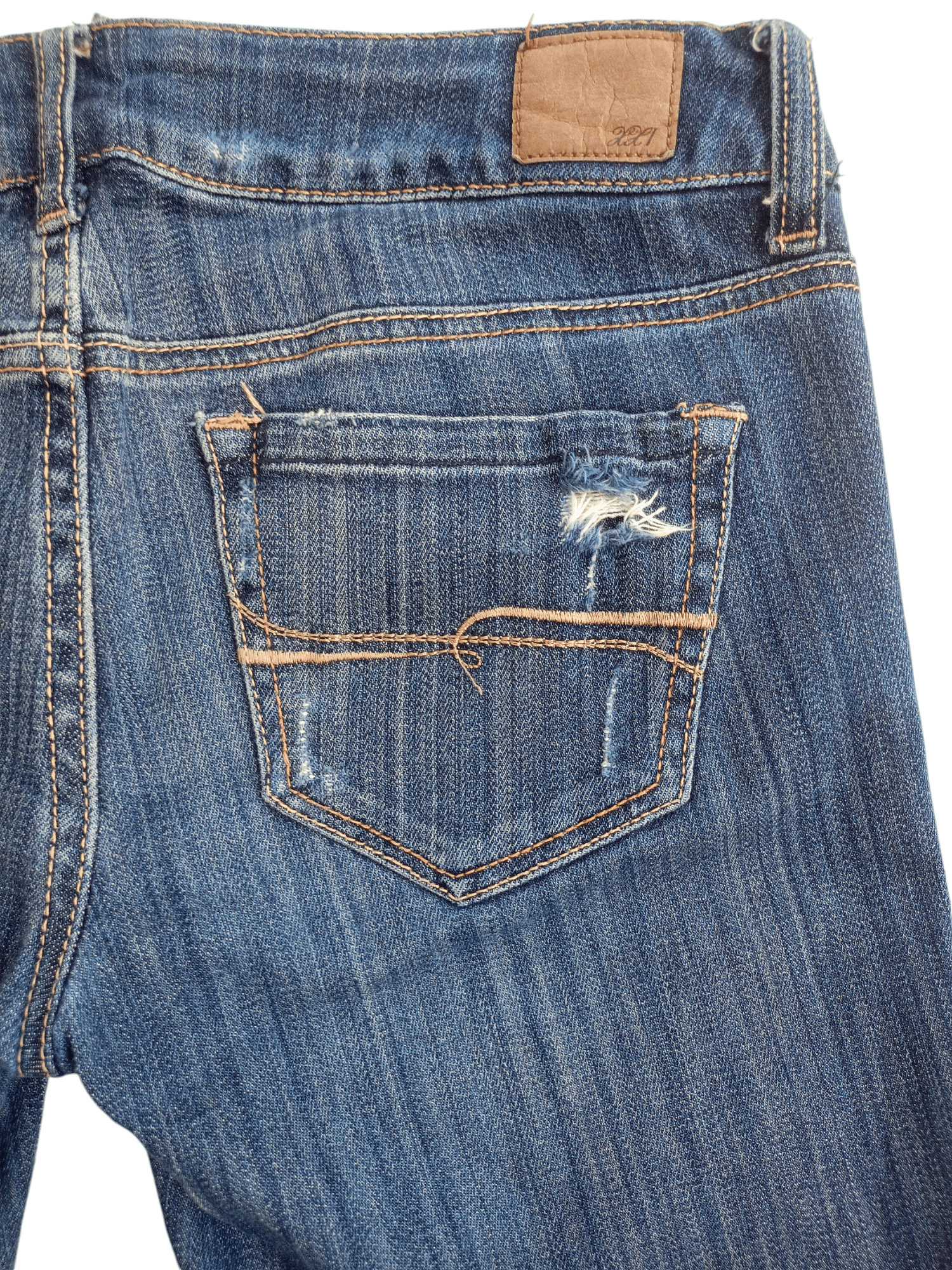 Forever 21 × Vintage XXL FOREVER 21 Boot Cut Distressed Vintage Streetwear Jeans Size 27" / US 4 / IT 40 - 24 Thumbnail