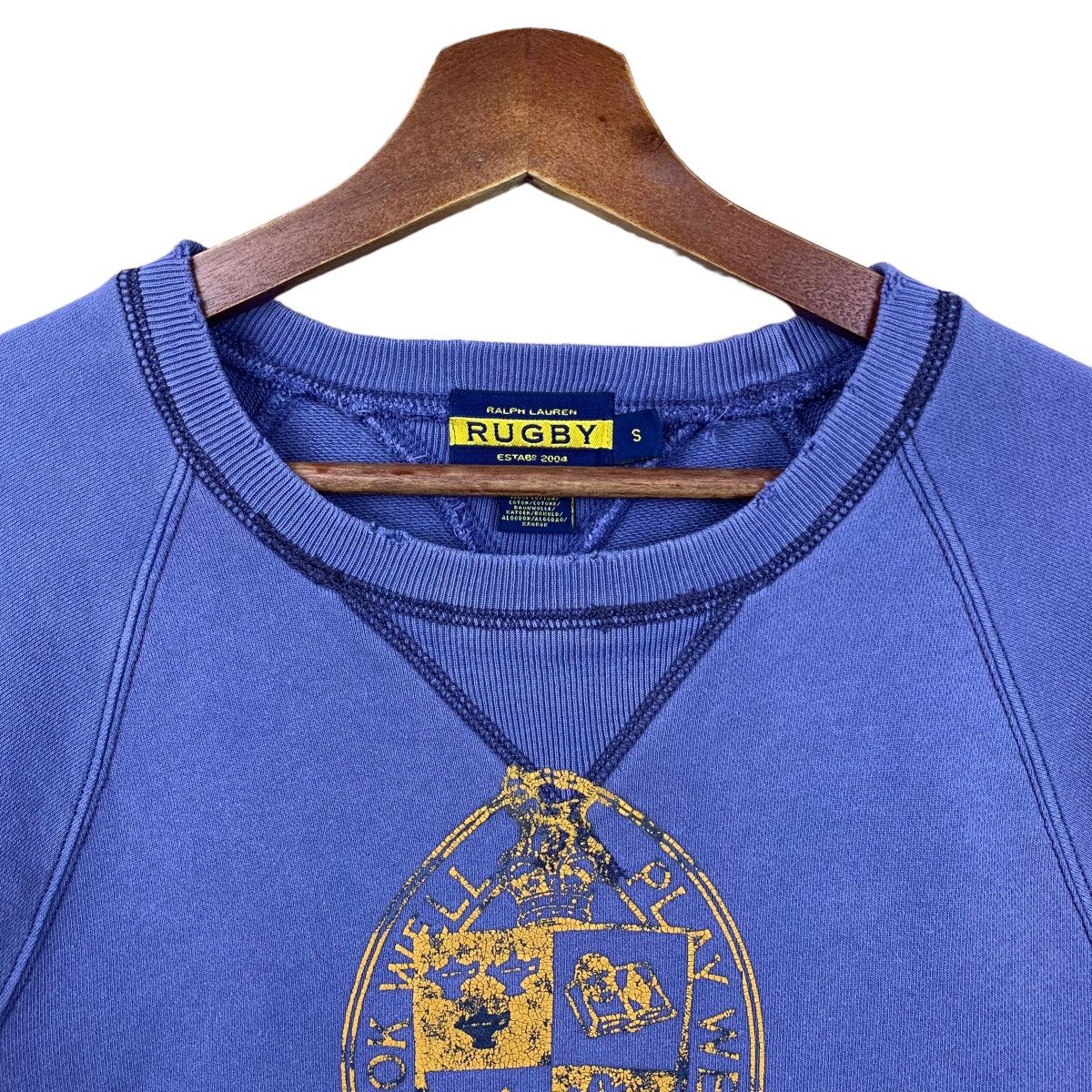 Ralph Lauren × Rugby Ralph Lauren × Vintage Vintage 2004 Ralph Lauren Rugby Sweatshirt Big Logo Size US S / EU 44-46 / 1 - 2 Thumbnail