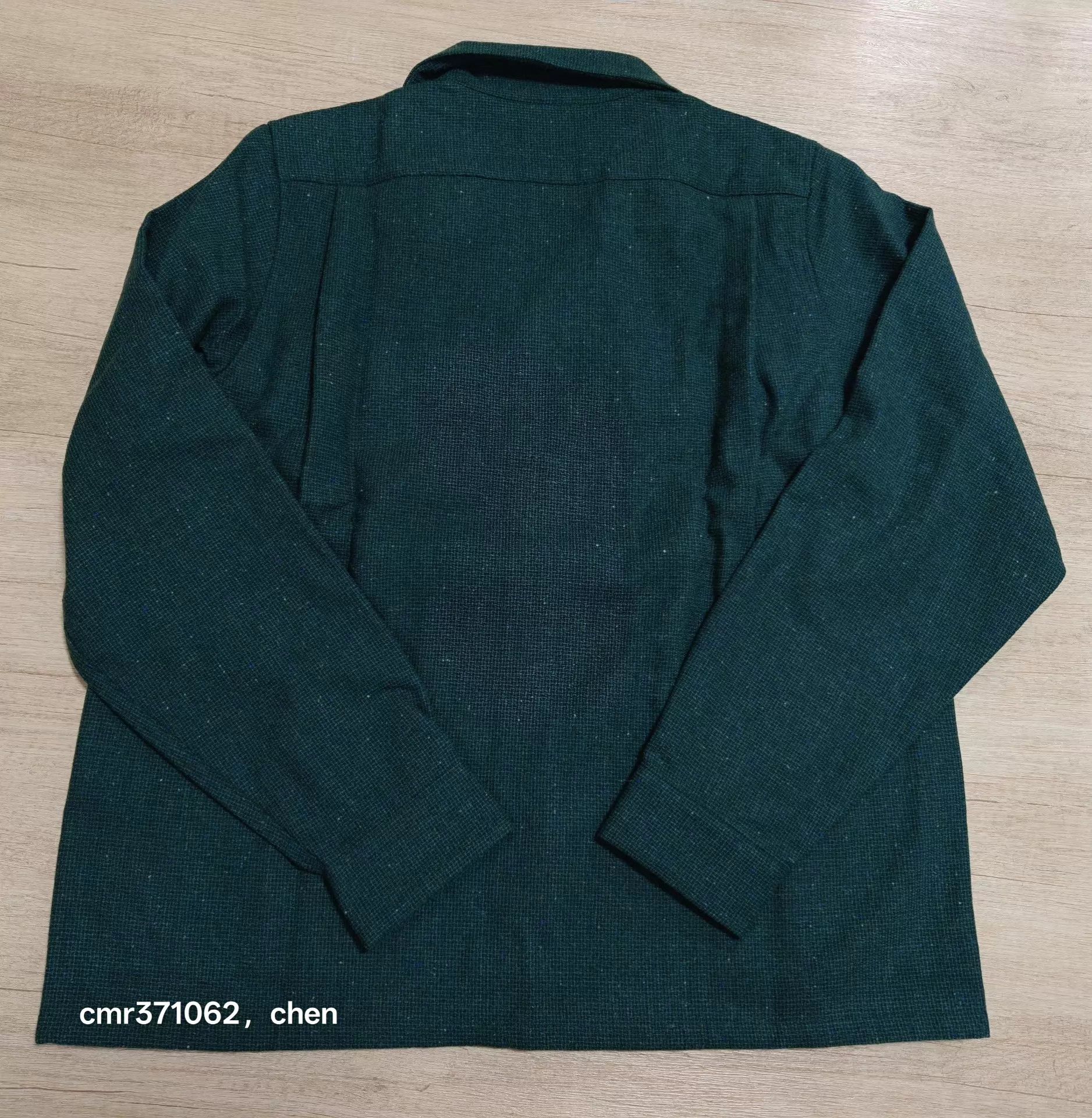 Visvim VISVIM 22AW BOOMER SHIRT L/S DONEGAL WOOL GREEN Size US L / EU 52-54 / 3 - 6 Thumbnail