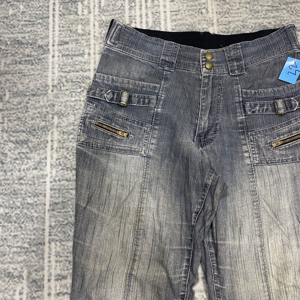 Hysteric Glamour × Japanese Brand × Le Grande Bleu (L.G.B.) Flare ☠️ Advantage F Bootcut Denim Jeans Washed Vintage Size US 30 / EU 46 - 6 Thumbnail