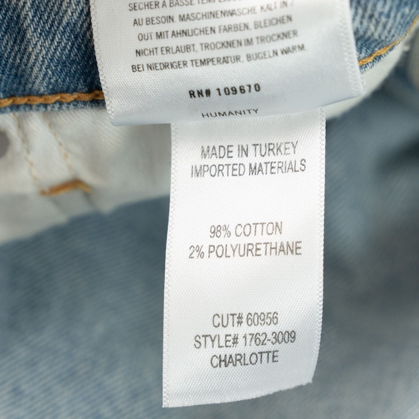 Citizens Of Humanity Citizens of Humani - Charlotte Crop High Rise Straight Jeans Size 26" / US 2 / IT 38 - 7 Thumbnail