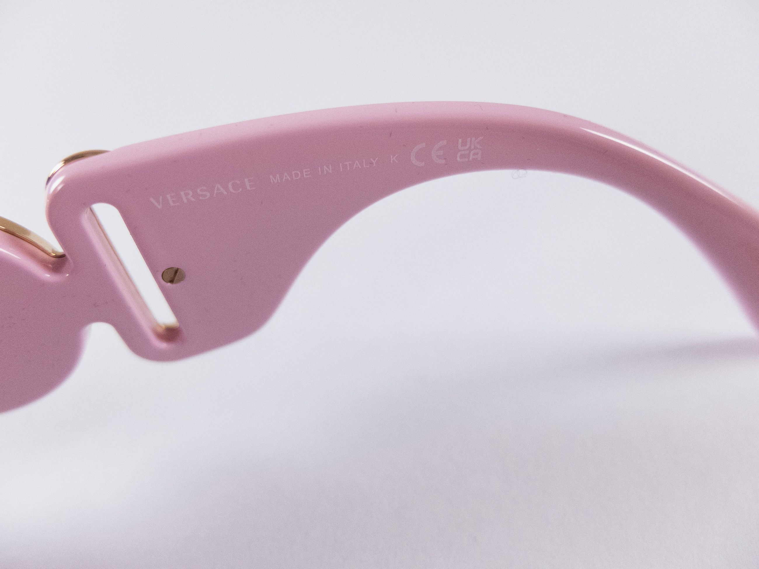 Versace VERSACE Maxi Medusa Biggie pink & gold sunglasses Size ONE SIZE - 7 Thumbnail