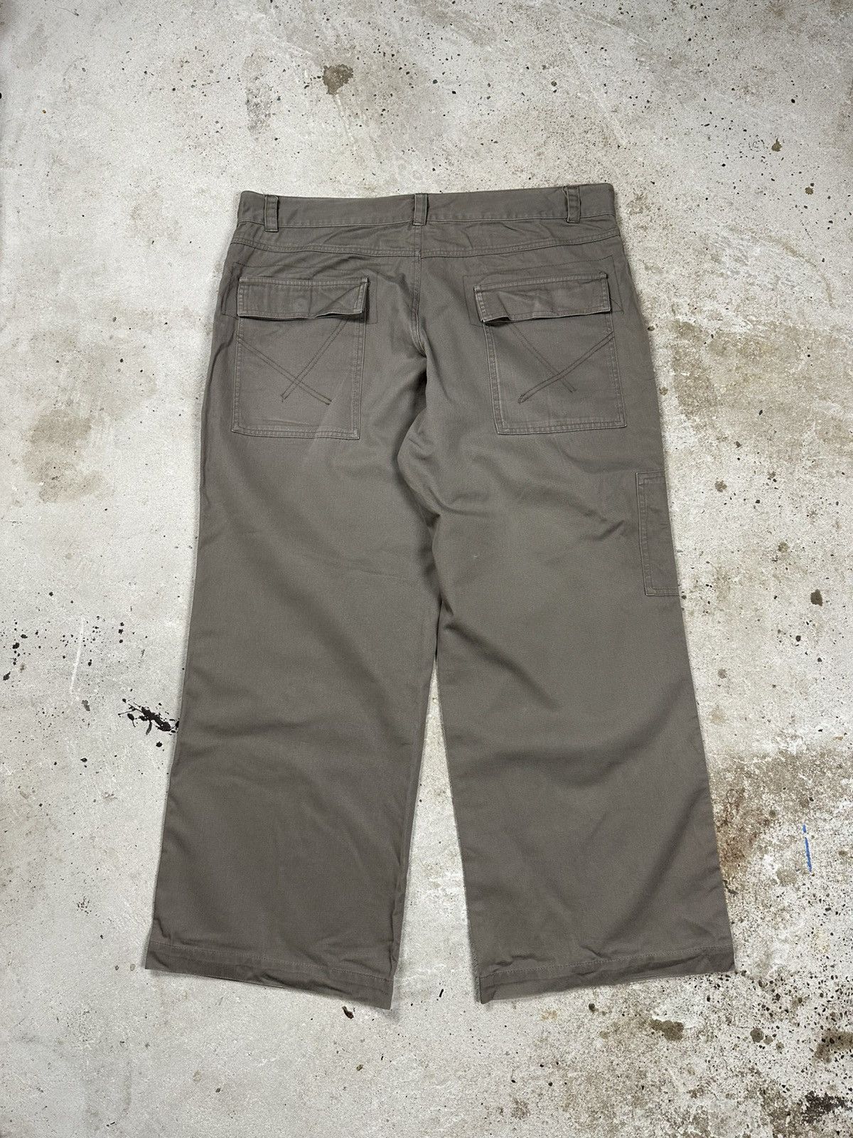 Puma × Vintage Vintage Y2K Puma Baggy Brown Cargo Outdoor Pants Size US 38 / EU 54 - 2 Thumbnail