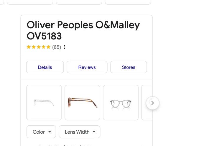 Oliver Peoples OLIVER PEOPLES O'Malley 45mm Optical Size ONE SIZE - 8 Thumbnail