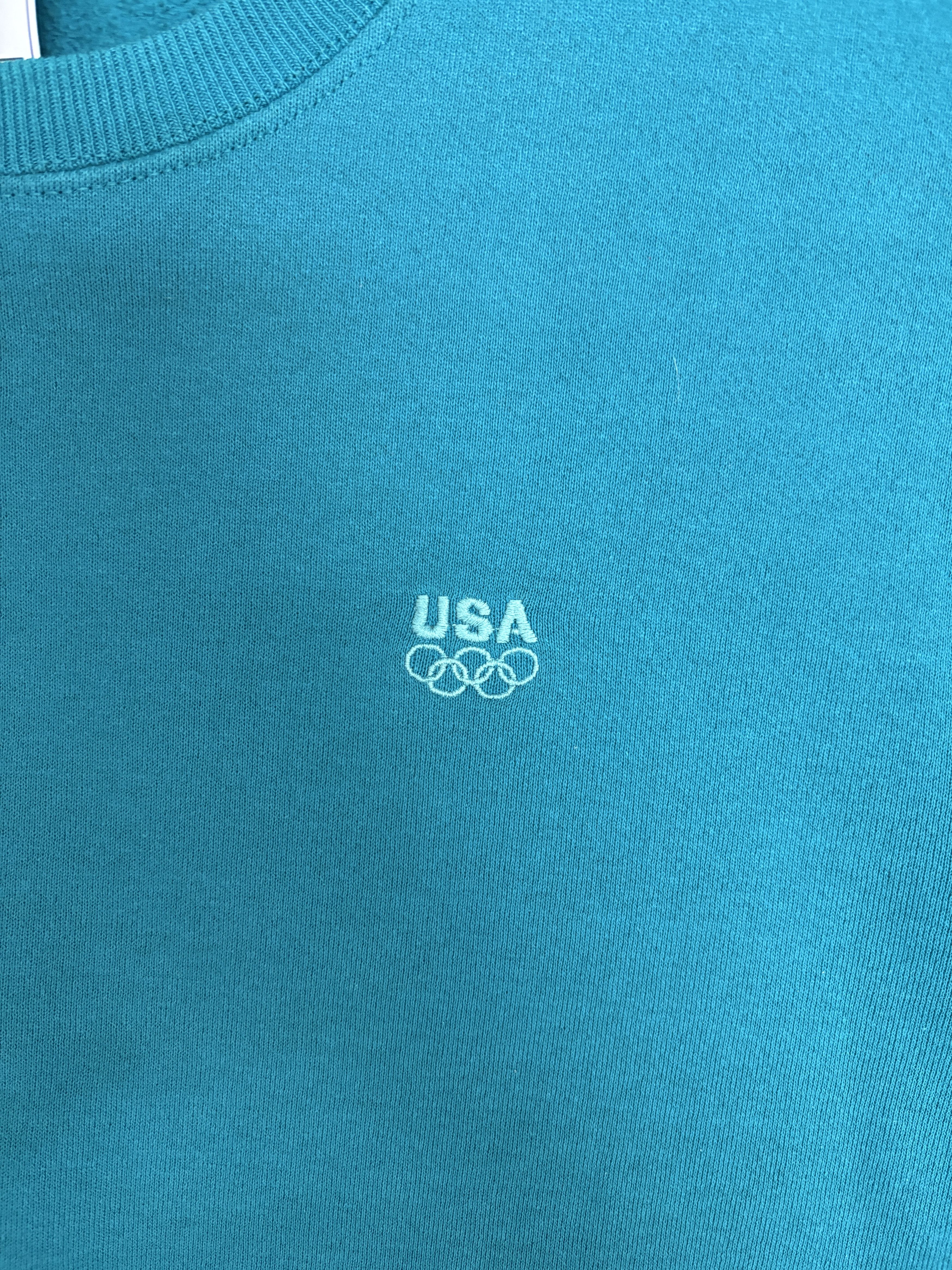 Vintage Atlanta Olympics '96 Embroidered Vintage Crewneck Sweater Size US M / EU 48-50 / 2 - 2 Thumbnail