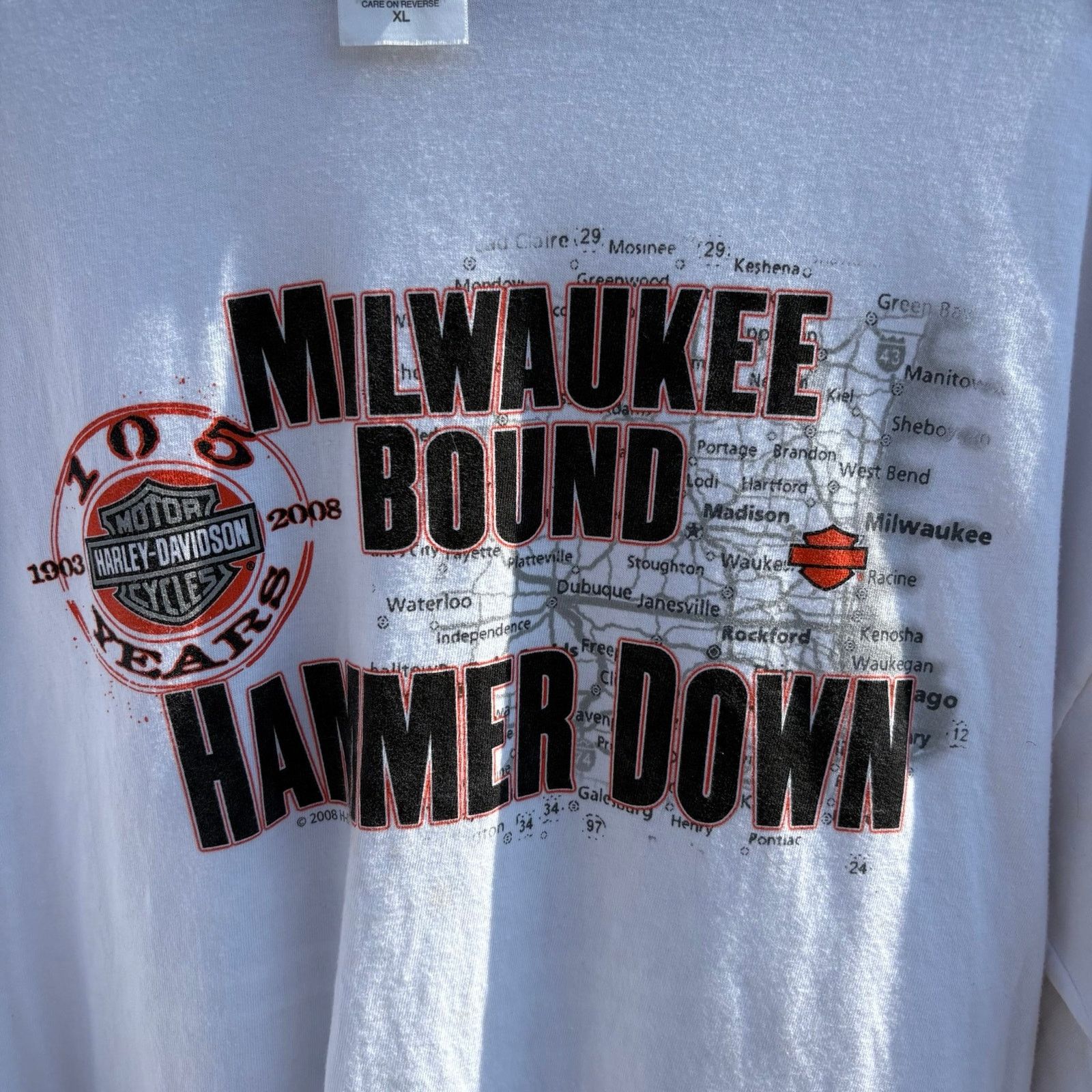 Harley Davidson Vintage Harley Davidson, long sleeve T-shirt Size US XL / EU 56 / 4 - 7 Thumbnail