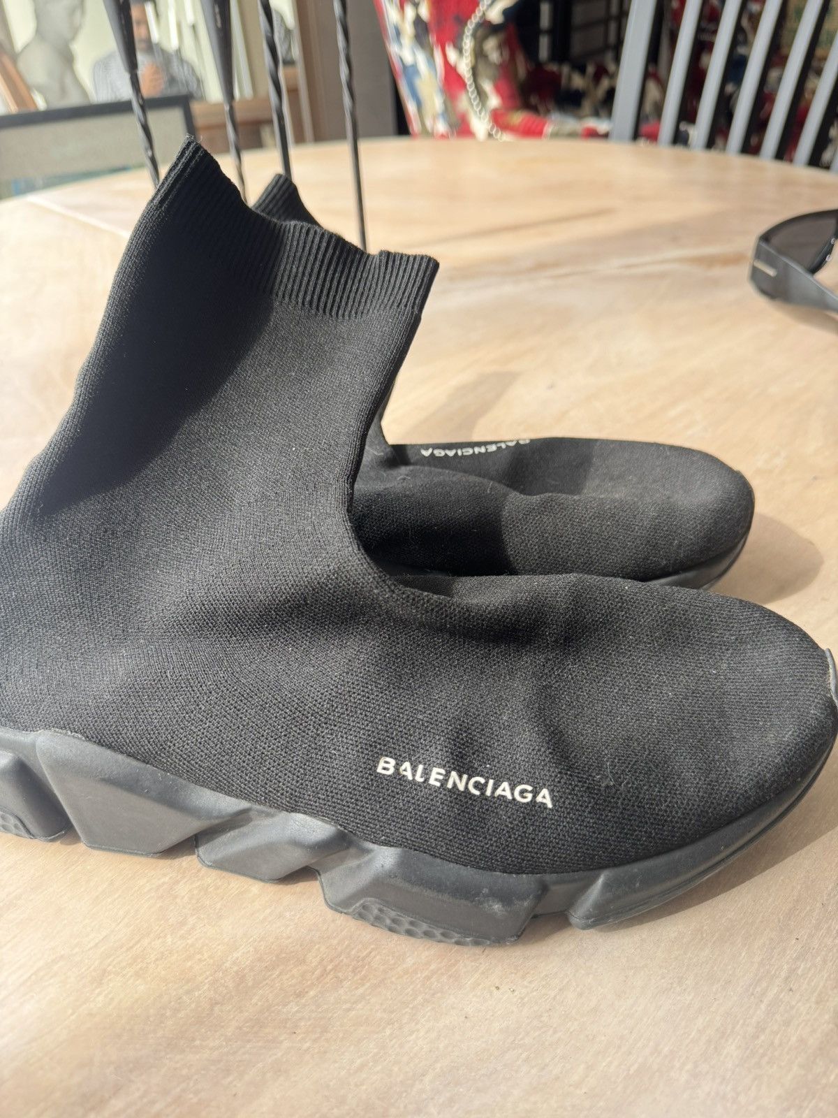 Balenciaga Balenciaga Speed Trainer Knit Runners – 2018, Black Size US 11.5 / EU 44-45 - 8 Thumbnail