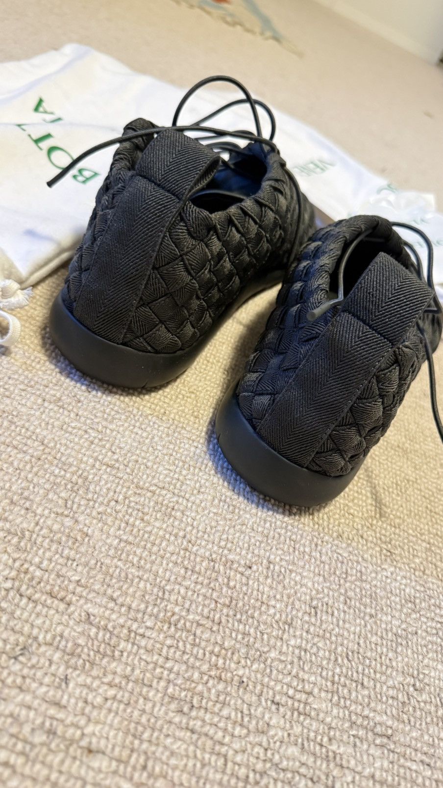 Bottega Veneta Bottega Veneta Intrecciato Plat Black woven sneaker 8.5 Size US 8.5 / EU 41-42 - 6 Thumbnail
