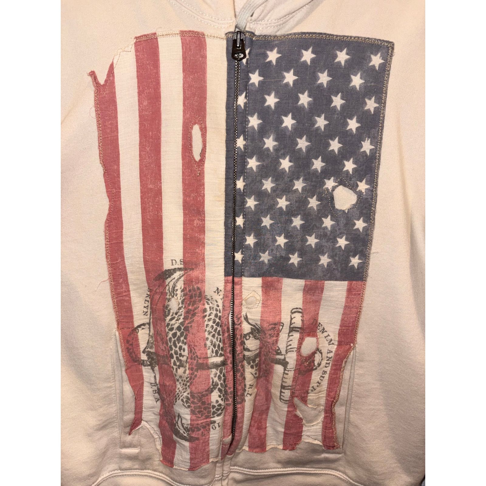 Denim & Supply Ralph Lauren Vintage Denim & Supply Ralph Lauren Polo Hoodie USA Flag Size US L / EU 52-54 / 3 - 2 Thumbnail