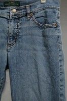 Ralph Lauren Y2K Ralph Lauren Light Wash Distressed Straight Jeans Size 31" - 4 Thumbnail