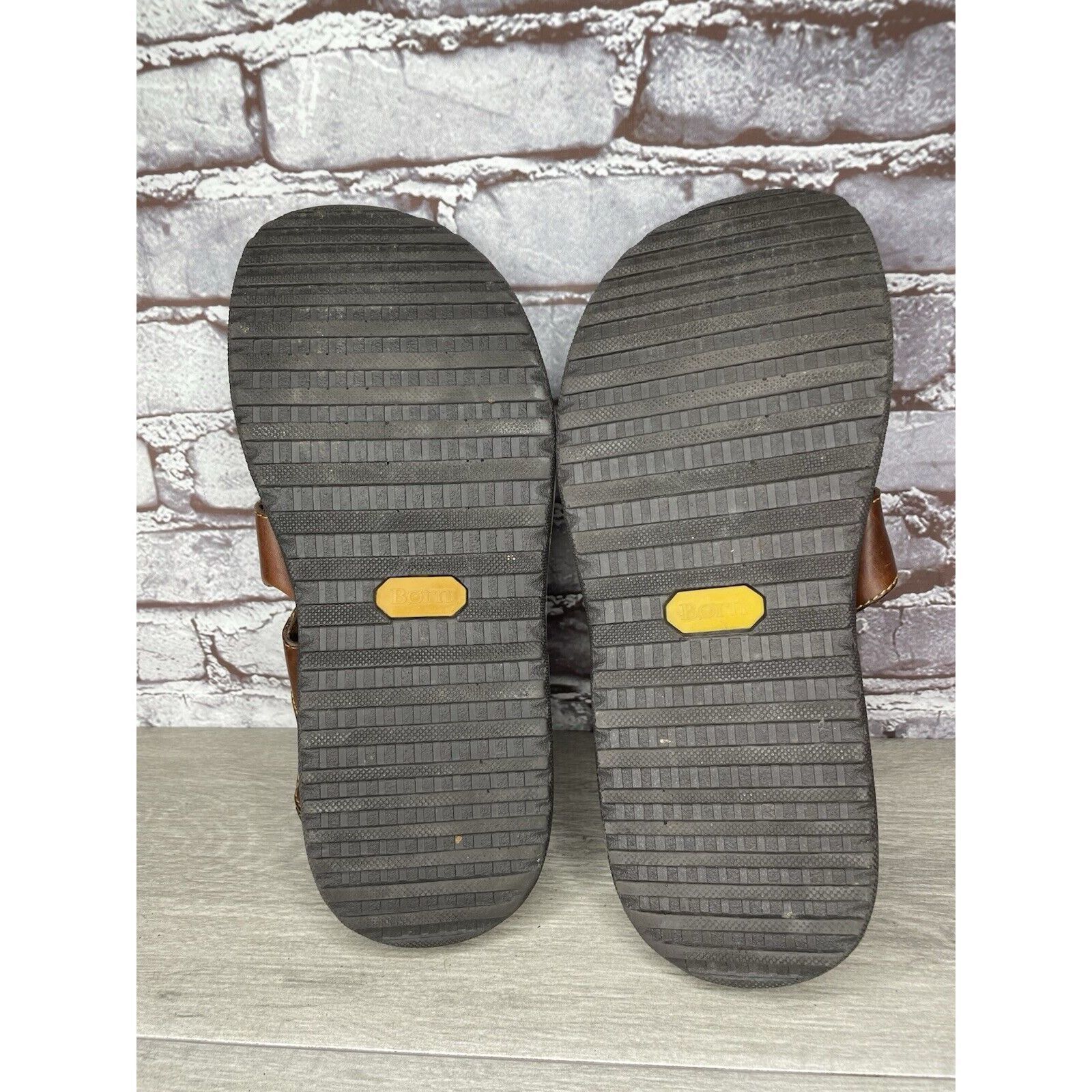 Born Born Brown Leather Fisherman Comfort Strap Casual Sandals Me Size US 12 / EU 45 - 13 Thumbnail