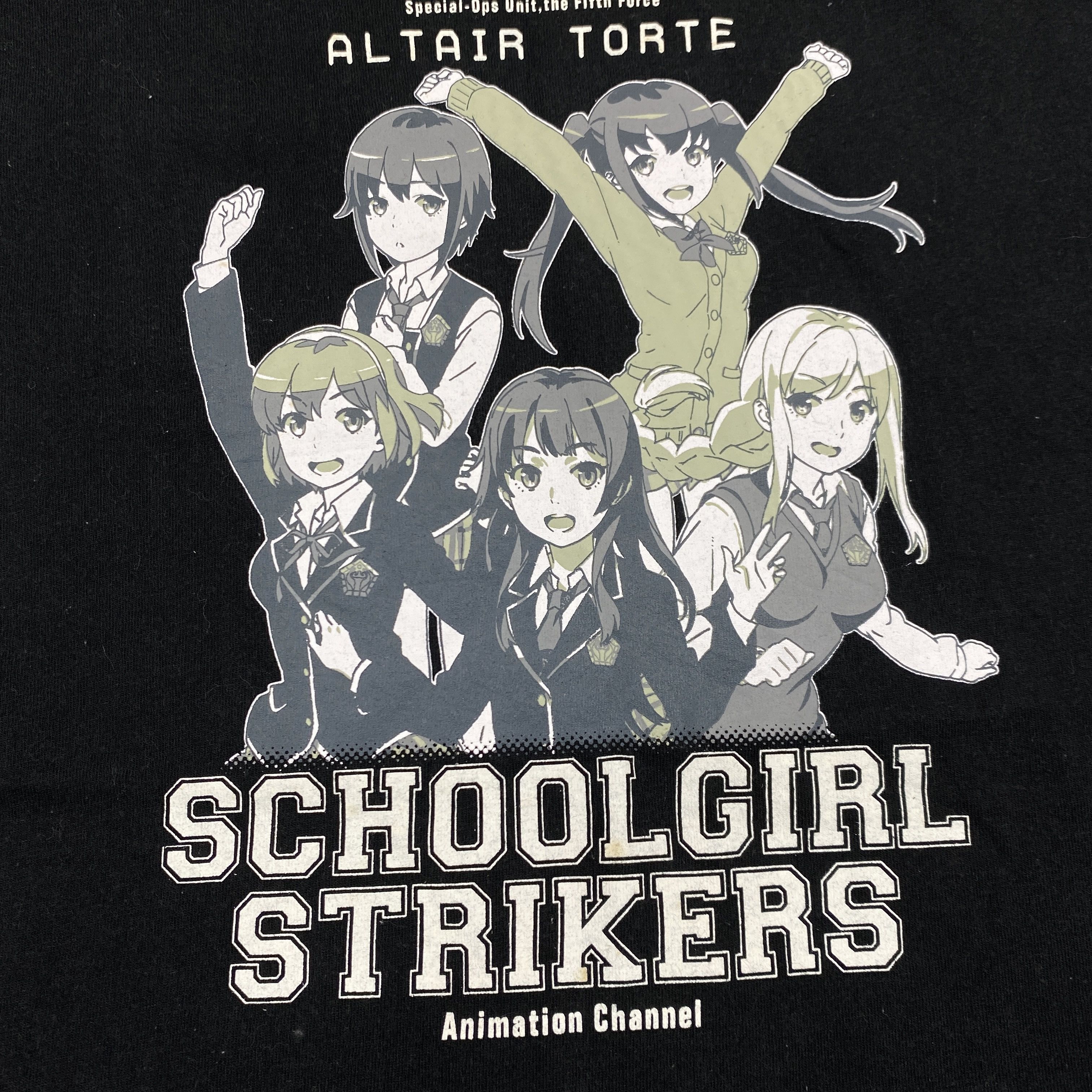 Anime School Girl Strikers Japanese Anime Large Tee B060 Size US L / EU 52-54 / 3 - 4 Thumbnail