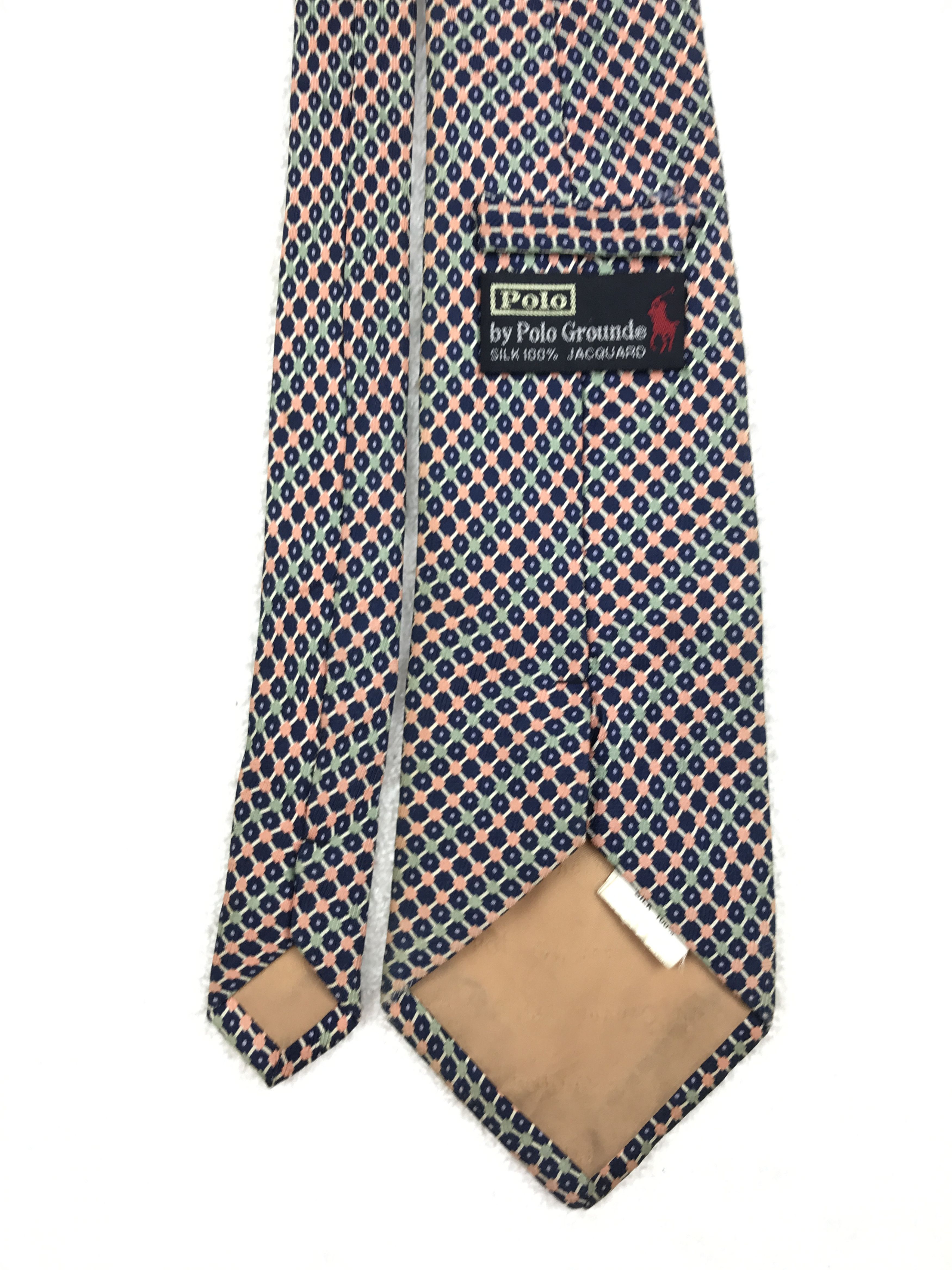 Designer × Polo Ralph Lauren × Vintage Vintage Polo By Polo Ground Silk Necktie Size ONE SIZE - 4 Thumbnail