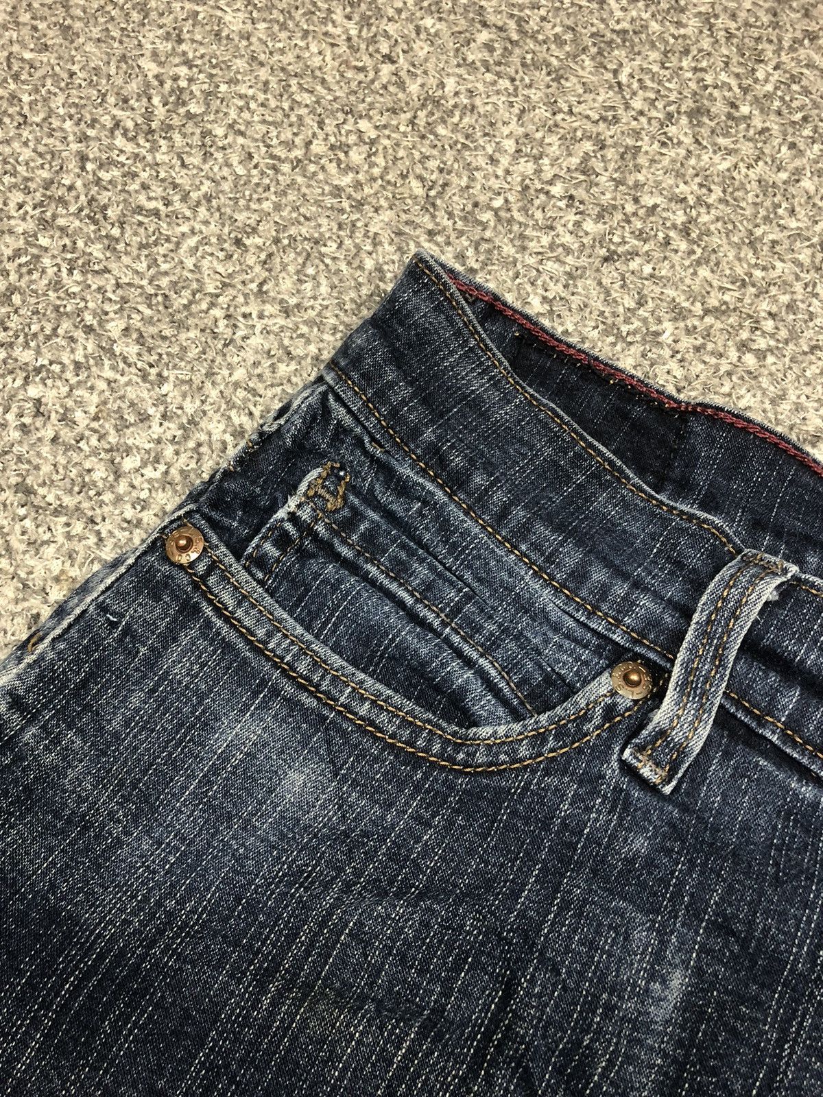 Japanese Brand × Levi's × Vintage Levis 548 Perfectly Slimming Jorts Jeans Size 35" - 5 Thumbnail