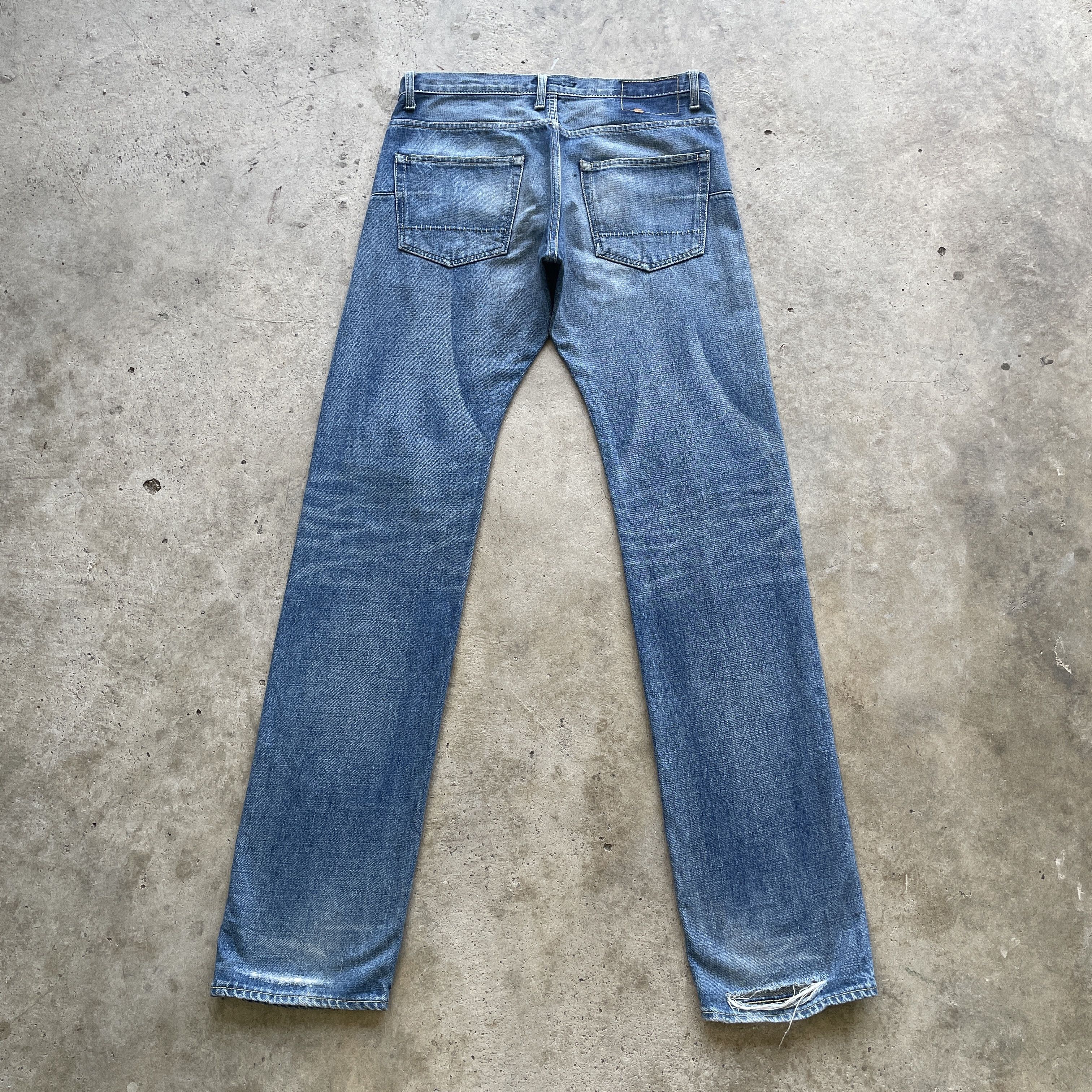 Japanese Brand W32 VINTAGE JAPANESE DISTRESSED SELVEDGE JEANS FADED PANTS Size US 32 / EU 48 - 12 Thumbnail