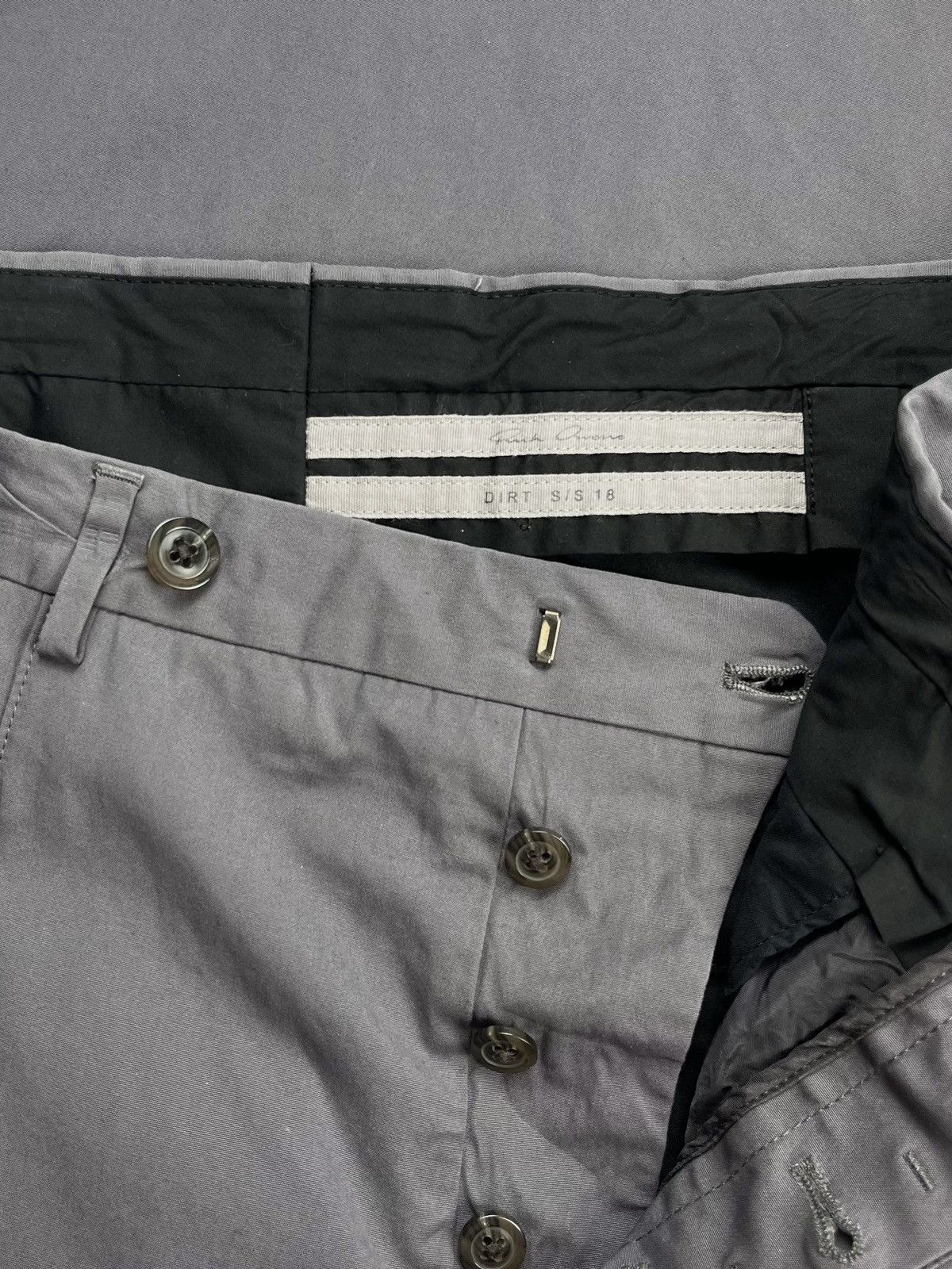 Rick Owens SS18 Rick Owens “Dirt” Mastodon Cut Wide Leg Baggy Pants Size US 32 / EU 48 - 6 Thumbnail