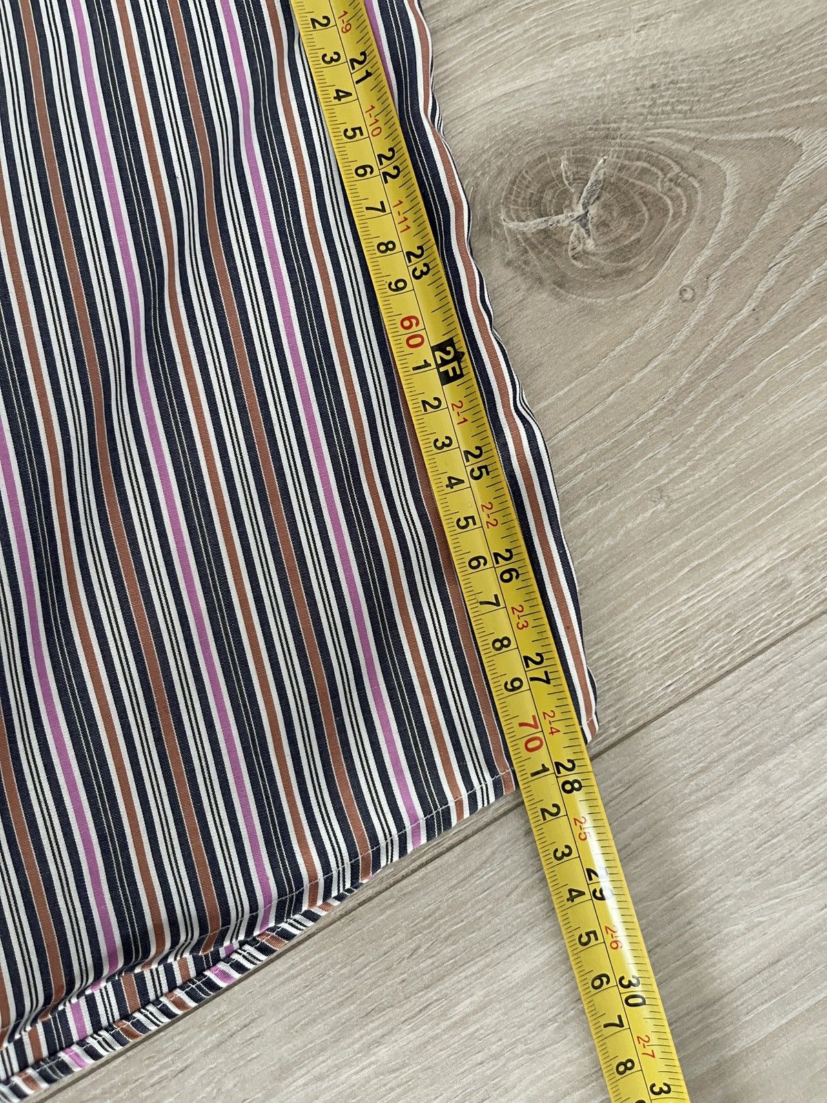 Eton Designer striped eton shirt Size US XXL / EU 58 / 5 - 15 Thumbnail