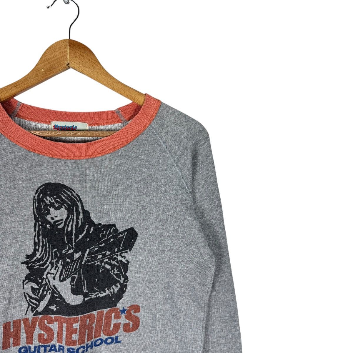 Hysteric Glamour 🔥HYSTERIC GLAMOUR GUITAR ROCK CREWNECK SWEATSHIRT Size M / US 6-8 / IT 42-44 - 4 Thumbnail