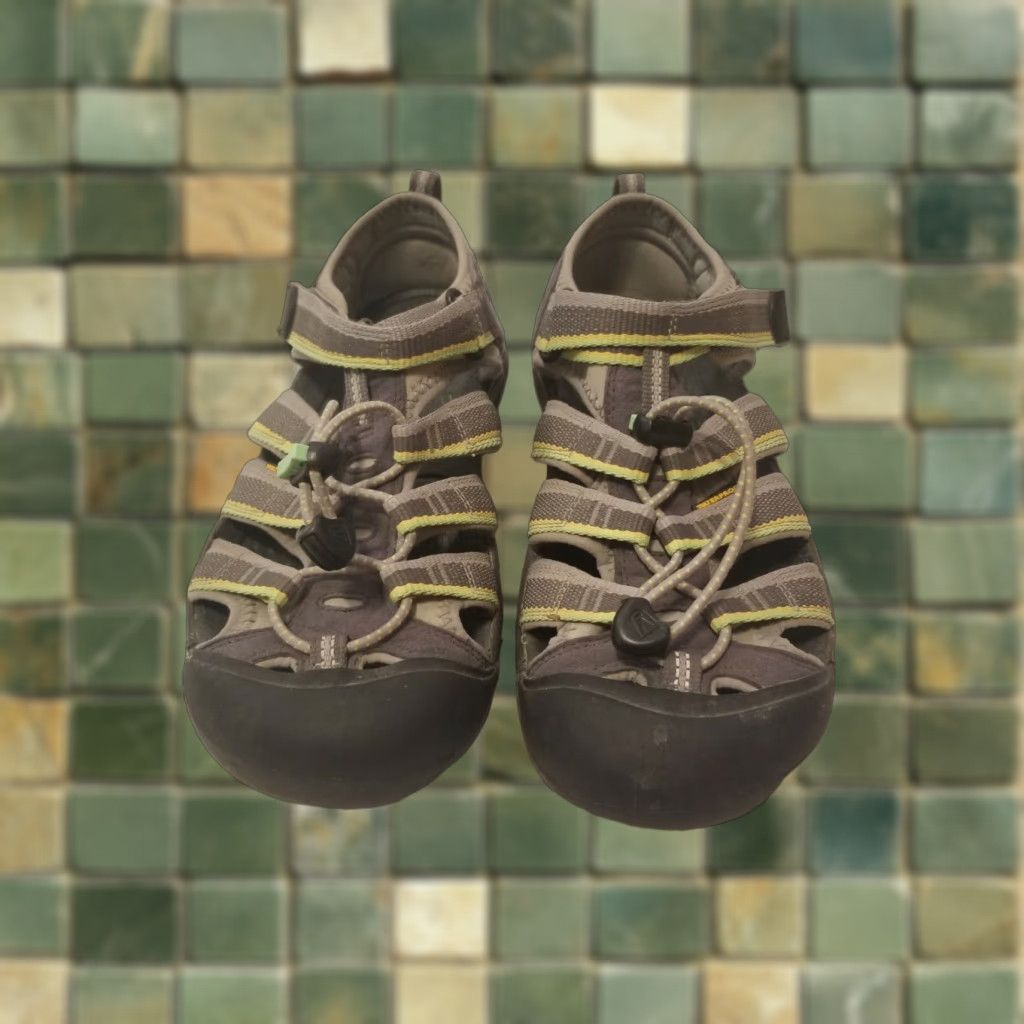 KEEN Keen Womens Sandals Waterproof Grey Green Yellow Black Size 6 Size US 6 / IT 36 - 1 Thumbnail