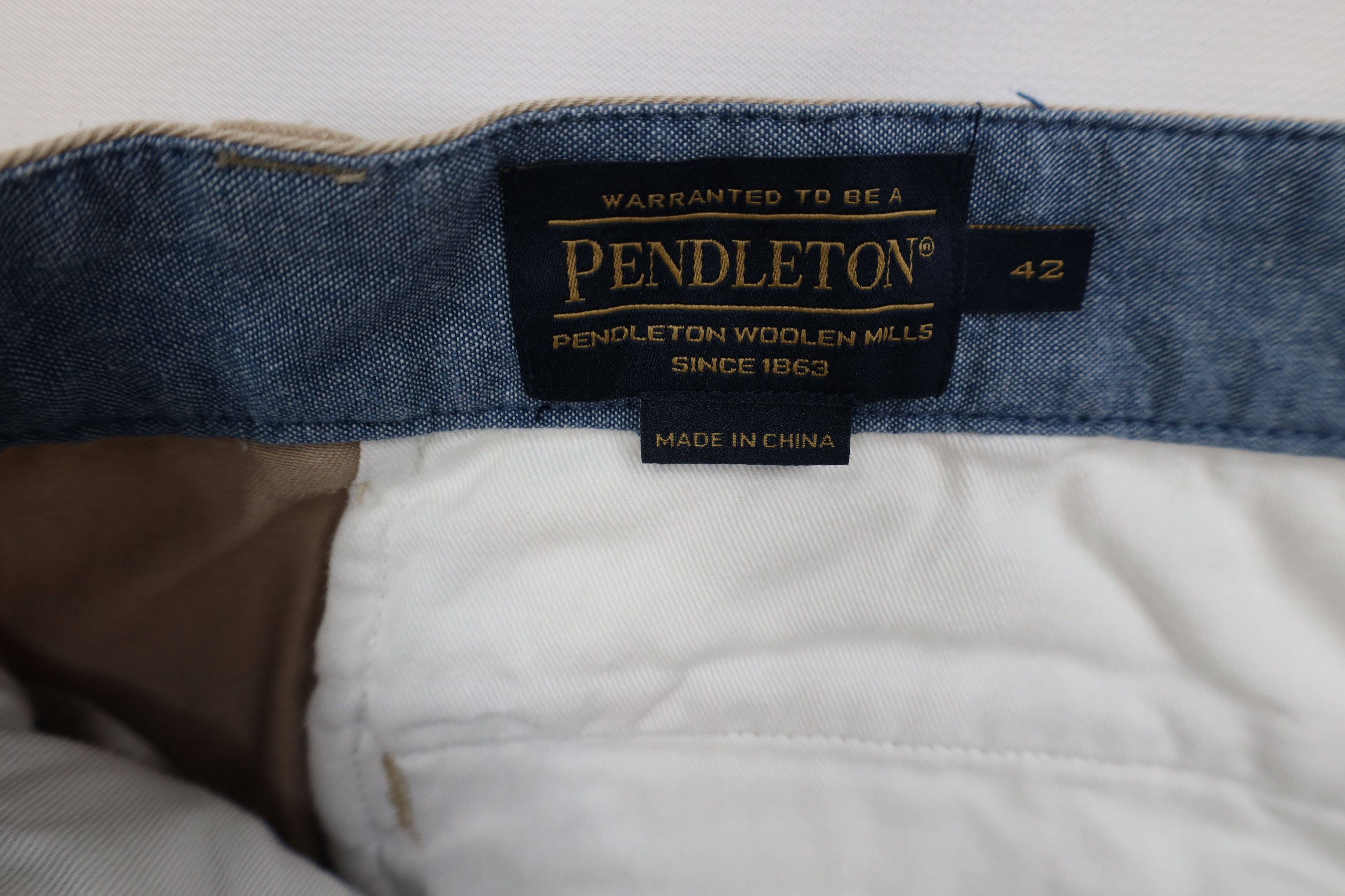 Pendleton Vintage Pendleton Utility Chino Golfing Shorts Cotton Beige Size US 42 / EU 58 - 6 Thumbnail