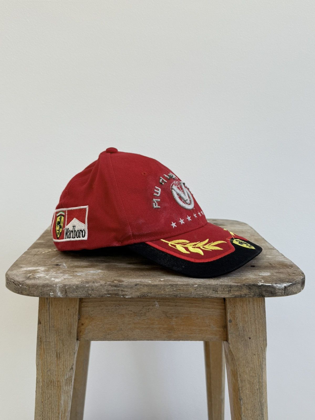 Ferrari Vintage Ferrari Marlboro Michael Schumacher Cap Hat Size ONE SIZE - 1 Thumbnail